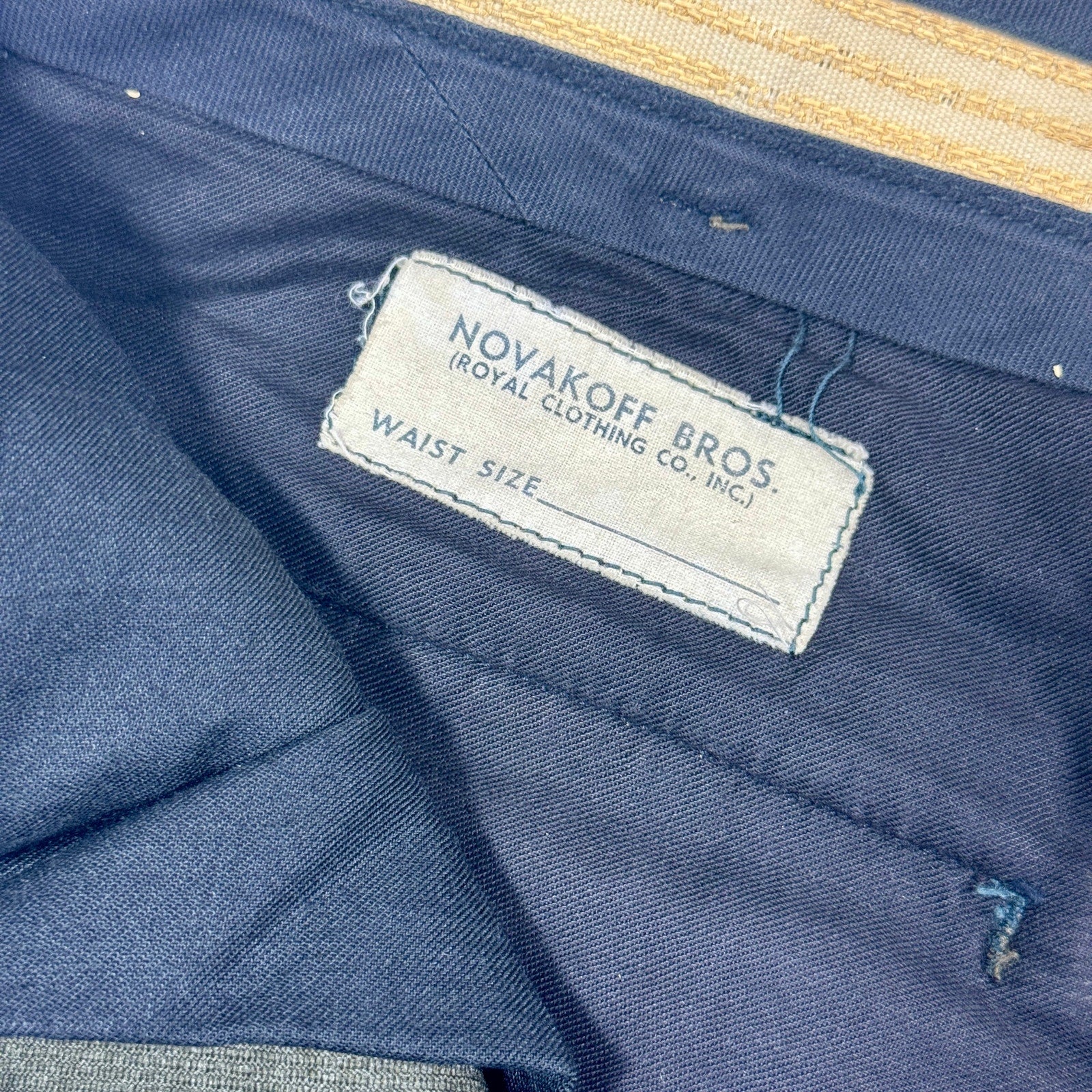 Vintage US Navy Aviation Service Green Uniform Set Novakoff Bros Korean War