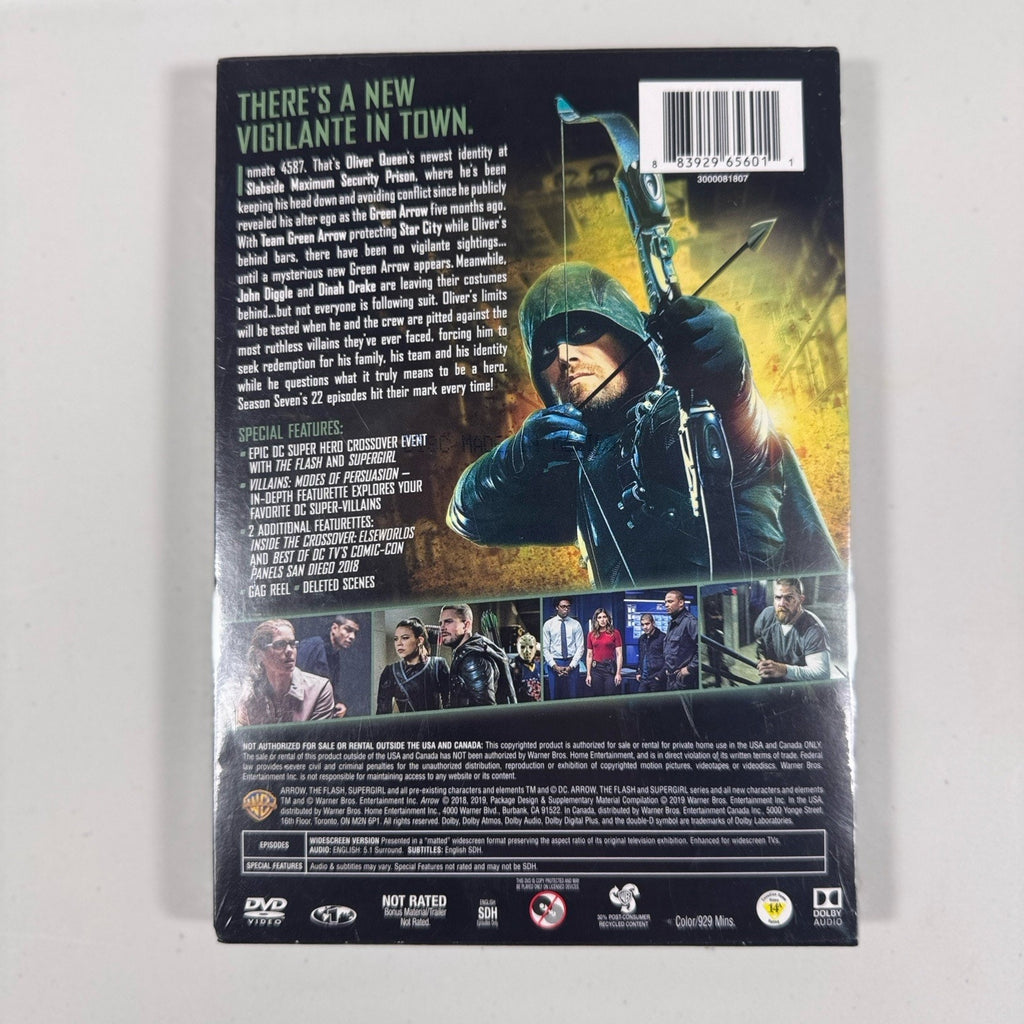 Arrow Complete Seasons 1-7 DVD Lot S1-S3 Sealed S4-S7 Like New DC CW TV Series