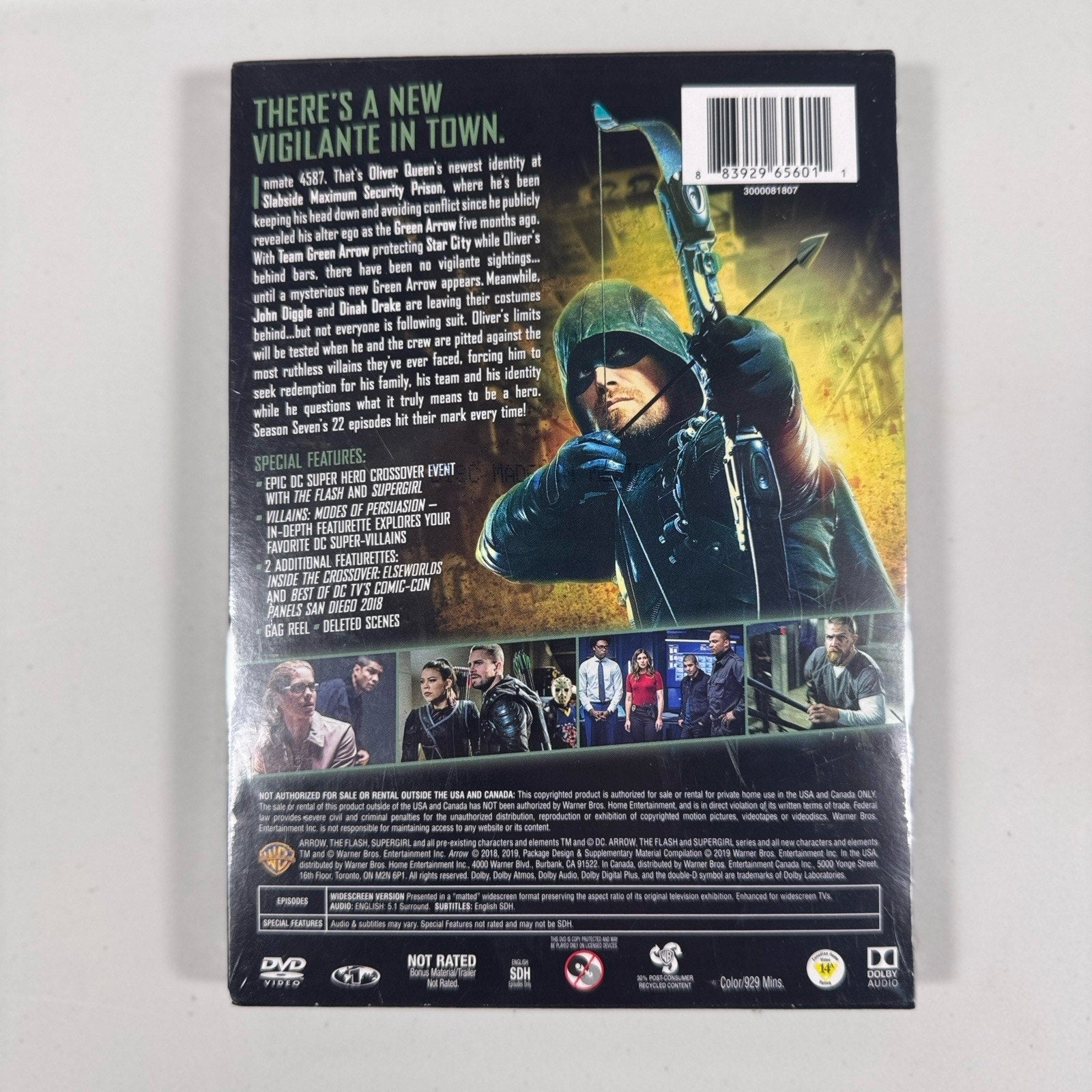 Arrow Complete Seasons 1-7 DVD Lot S1-S3 Sealed S4-S7 Like New DC CW TV Series