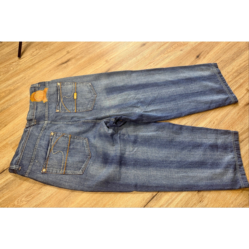 Y2K Bare Fox Urbanfolks Baggy Wide Leg Skater Jeans Men’s 42 x 32 JNCO Style