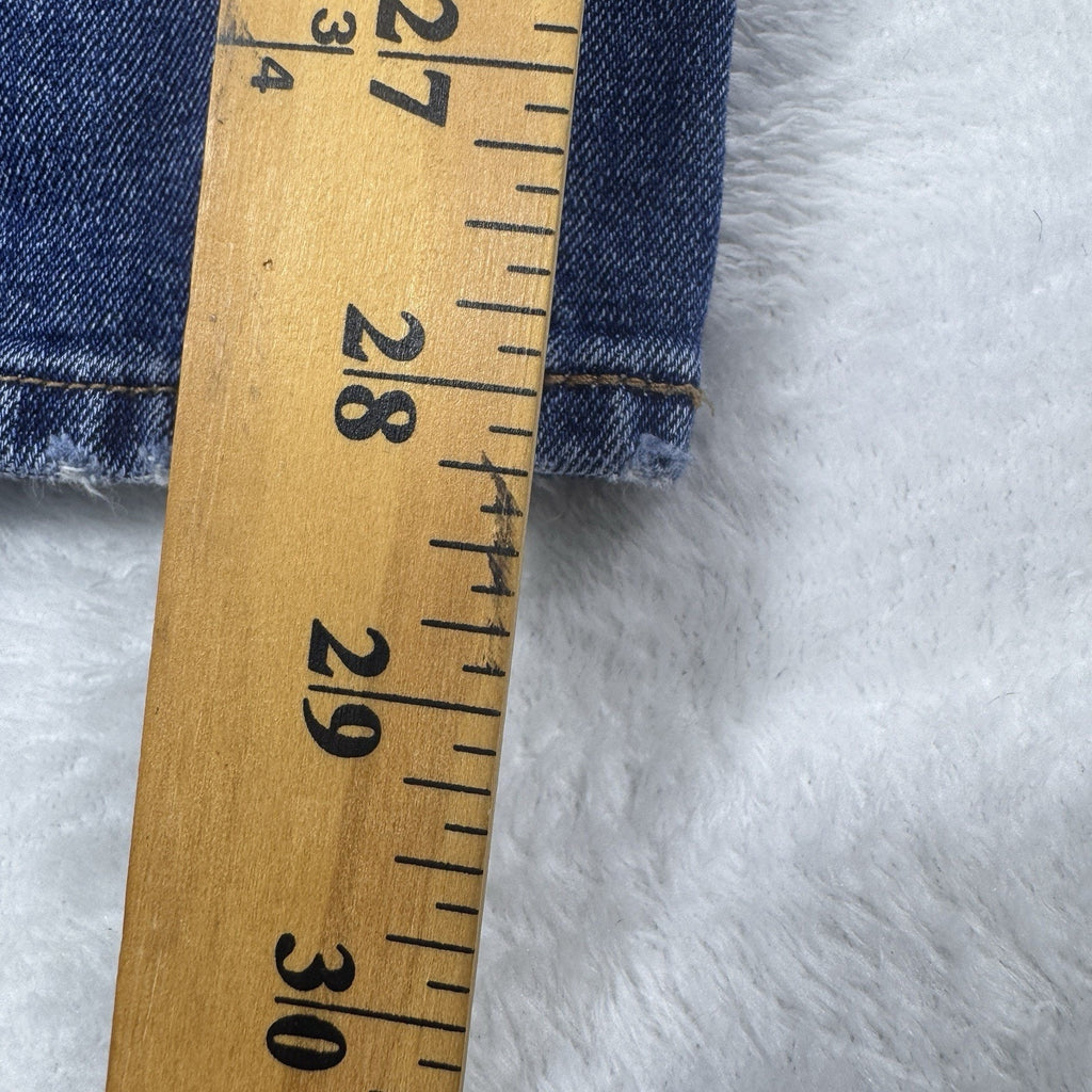 Abercrombie & Fitch Curve Love High Rise Distressed Skinny Jeans Womens 33 16L