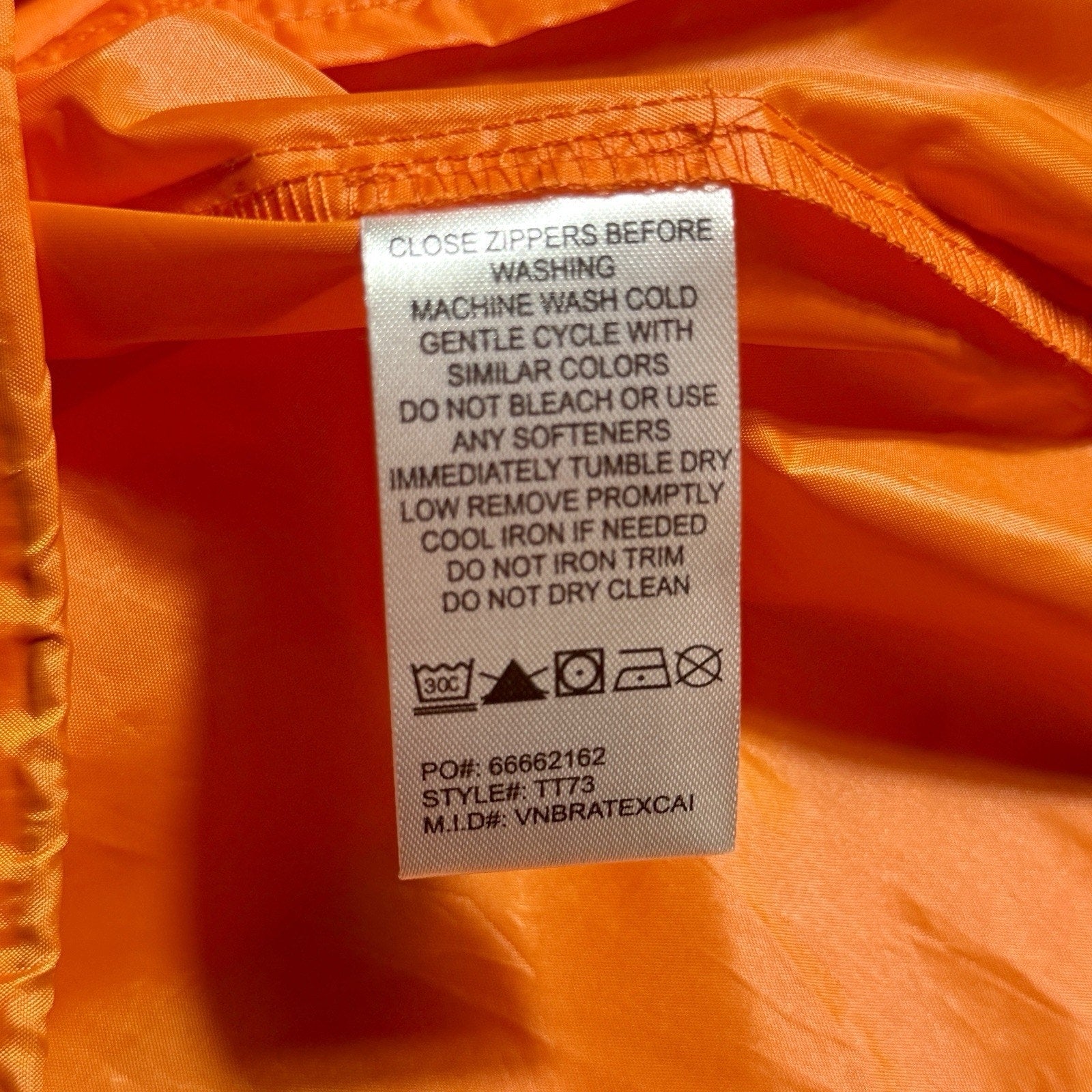 Rare Post Malone Big Ass World Tour 2025 PRG Crew Windbreaker Jacket L Orange