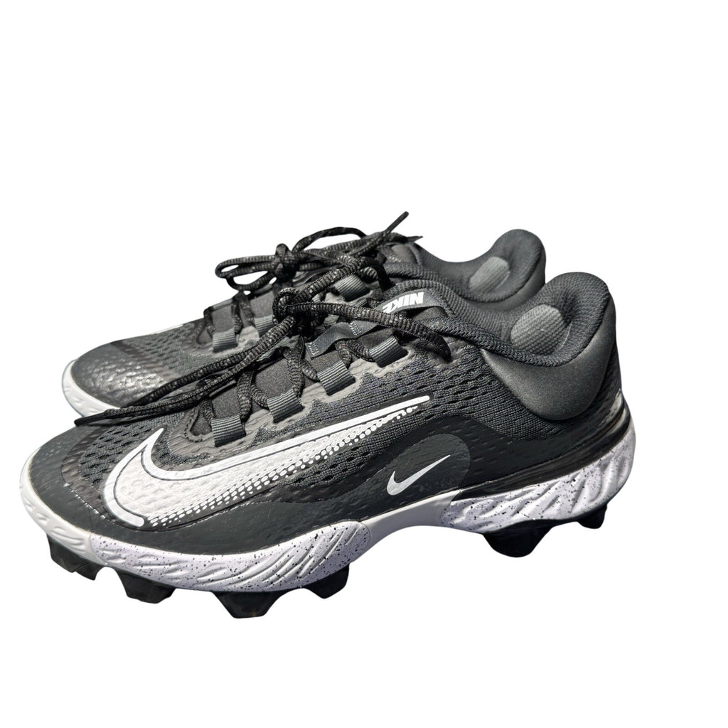 Nike Alpha Huarache Elite 4 MCS Baseball Cleat Black White FD6221-003 Sz 15