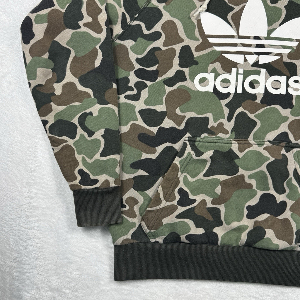 Adidas Originals Trefoil Camo Mens Hooded Hoodie Pullover Sweatshirt Jacket S