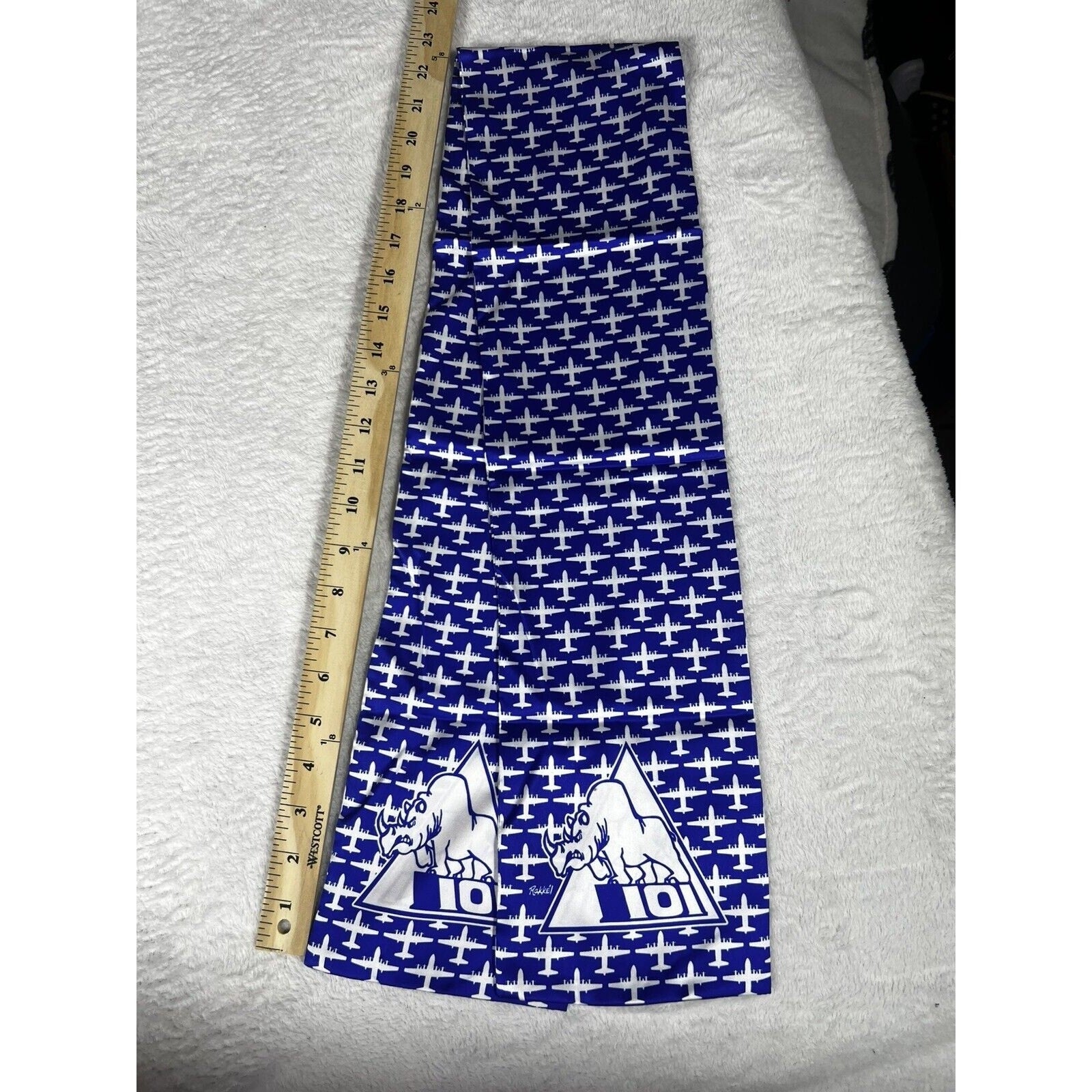 USAF Rakkel Rama World Flight Scarves Vintage Military Aviation Air Force Scarf