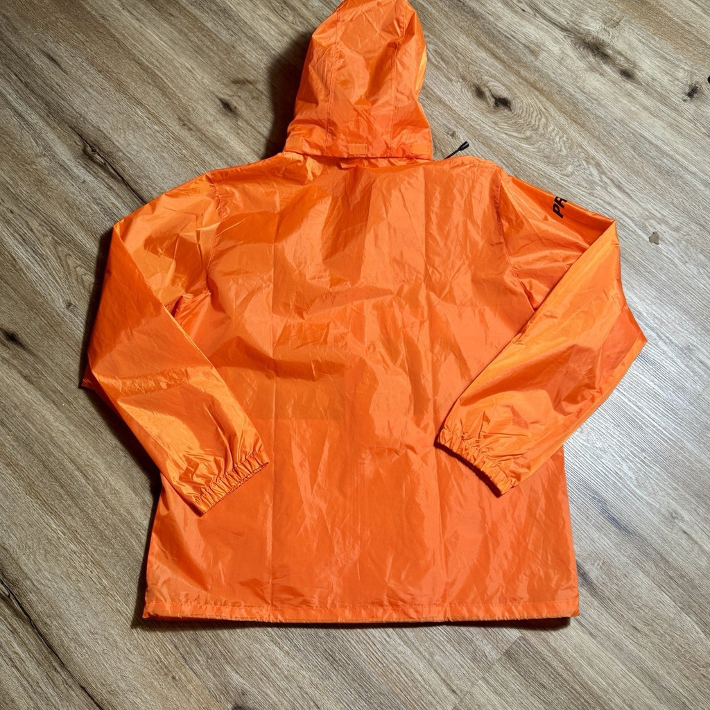 Rare Post Malone Big Ass World Tour 2025 PRG Crew Windbreaker Jacket L Orange