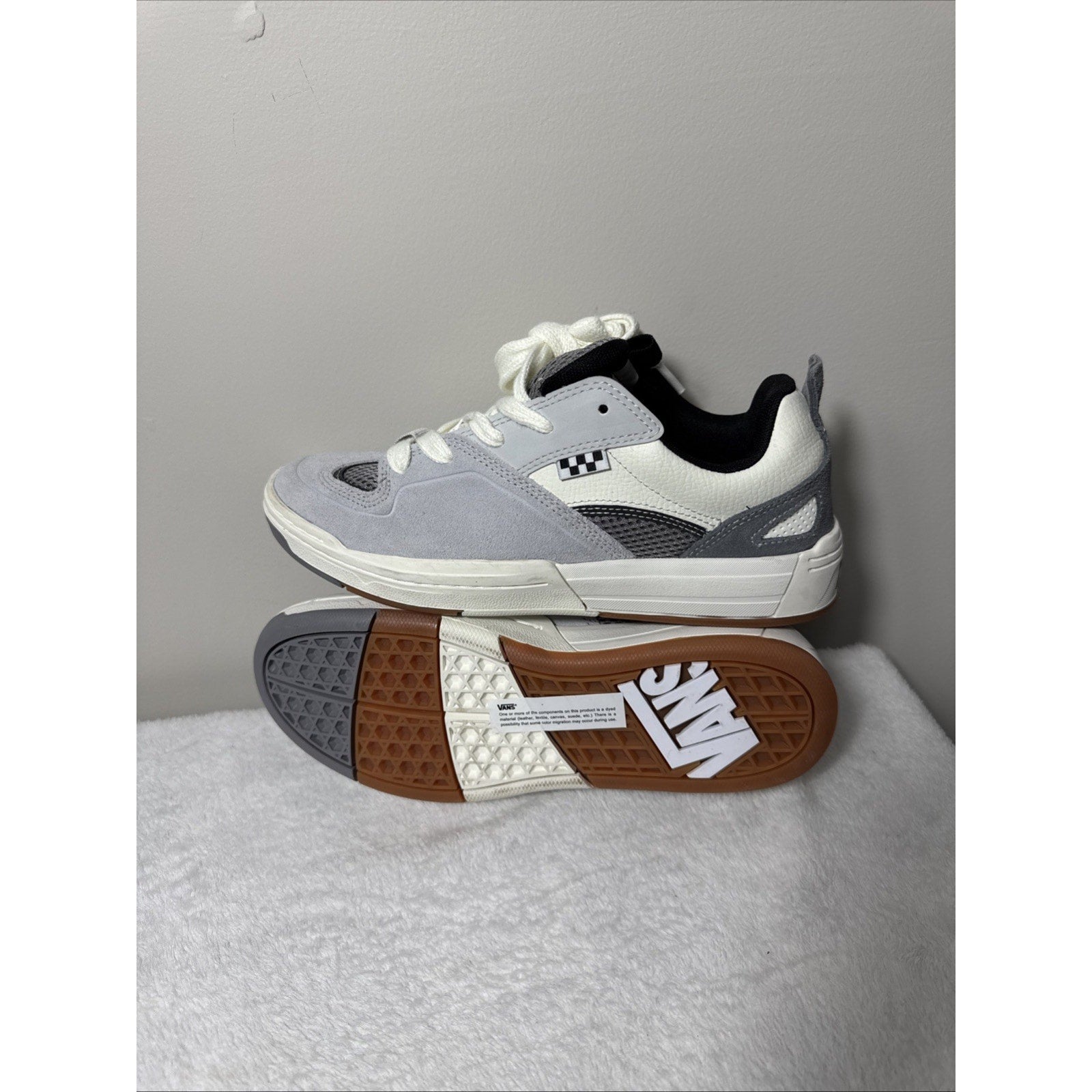 Vans Skate Mixxa Frost Grey Suede Skate Shoes VN000CUY85T Men’s Sz 8 Women’s 9.5