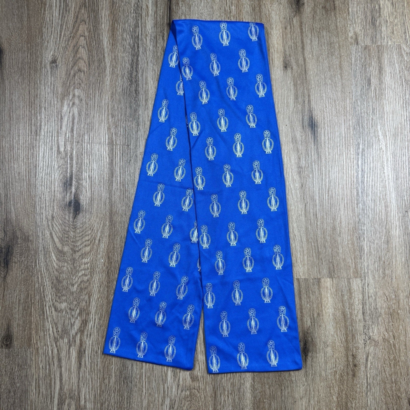 Vtg Rakkel RAMA World USAF Air Mobility Command AMC Flight Crew Scarf Made USA