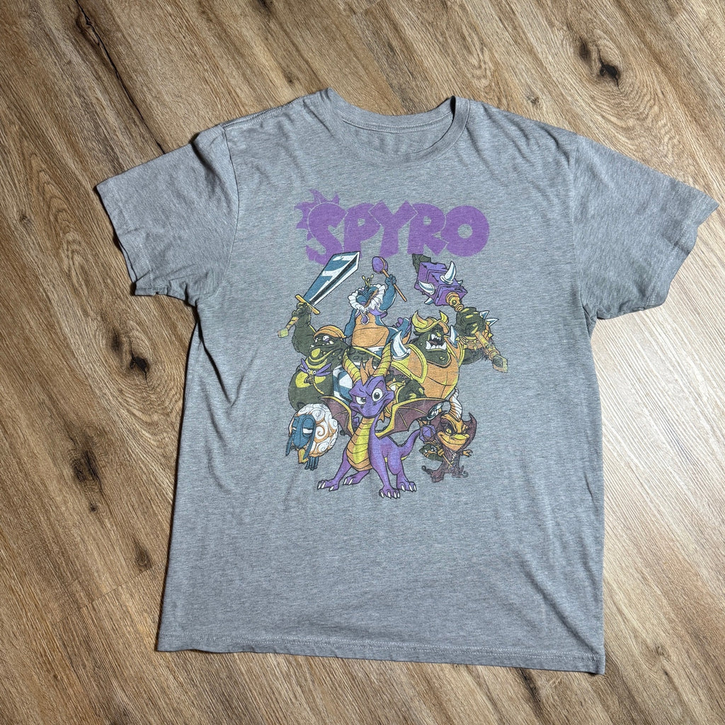 Spyro Reignited Trilogy Activision PlayStation PS4 Graphic T Shirt M Video Game