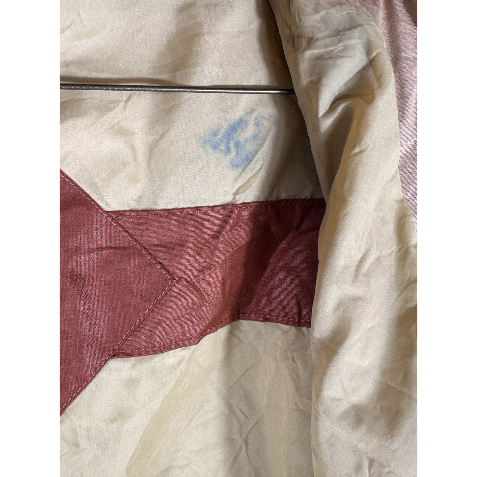 Vtg 1970s London Fog Outdoors Unlimited Striped Cafe Racer Jacket Tan Brown Sz M