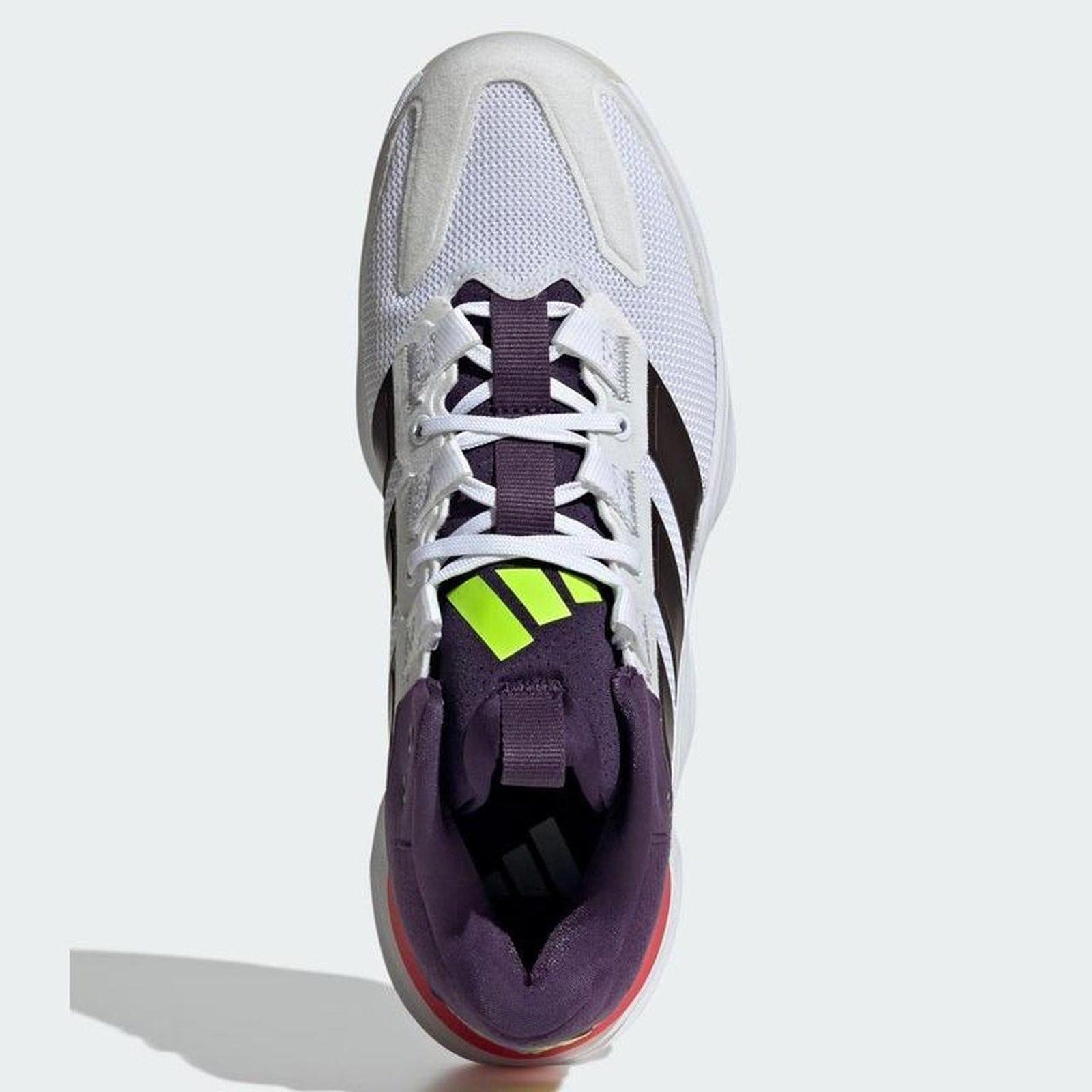Adidas Court Stabil M White Purple Men 11 / 12.5 Women Indoor Volleyball Shoes