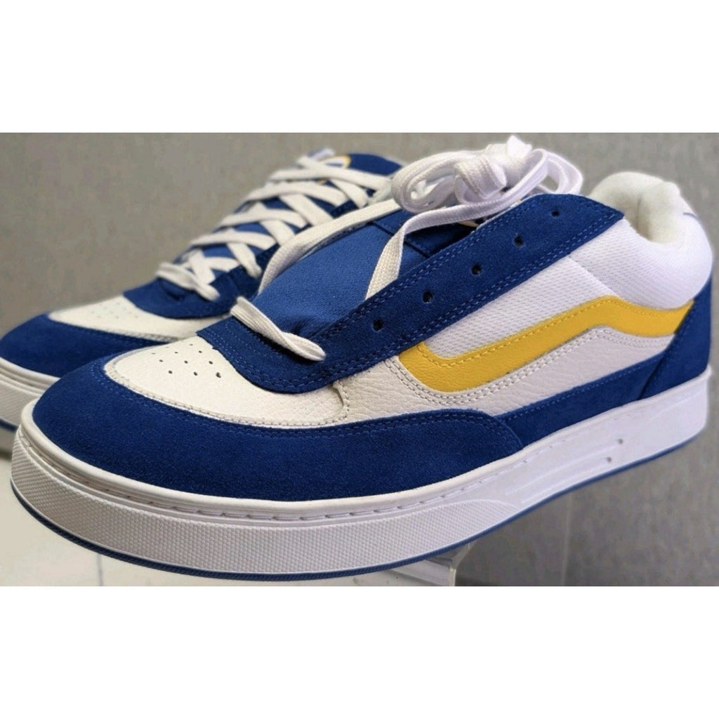 Vans Skate Estazzo VN000D45BYL Blue Yellow White Skate Shoe Mens 9.5 Sold Out