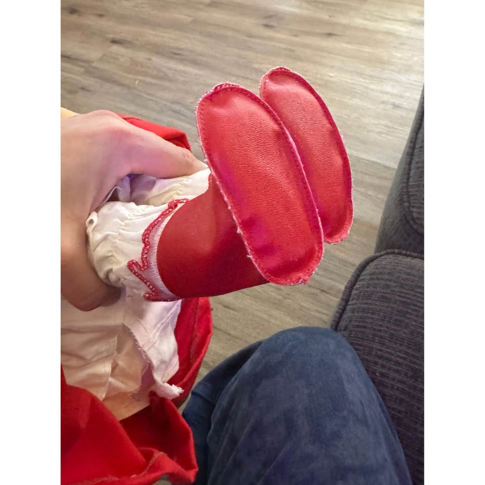 Vintage Russian Tambov Folk Costume Doll 20” Marta Toy Factory Tagged