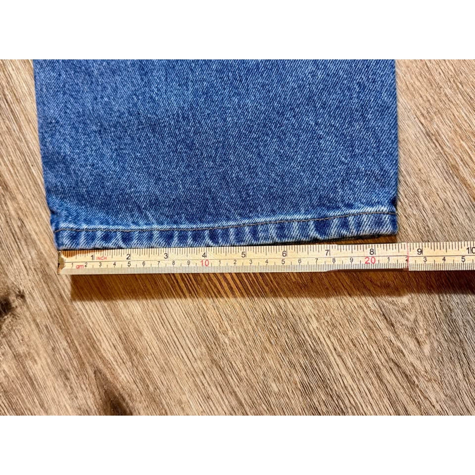 L.L.Bean Men’s Classic Fit 100% Cotton Jeans 46x36 NWT – Medium Blue Straight Leg