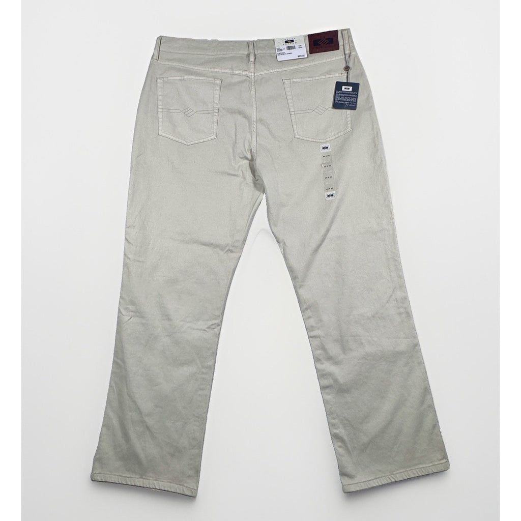Joseph Abboud Classic Fit Sateen Pants Men’s 40 x 30 Cotton Stretch Stone Beige