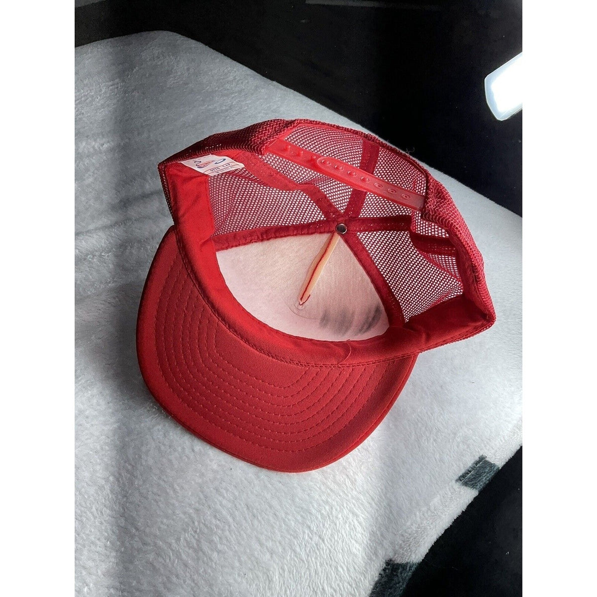 Vtg 80s/90s Concorde Aircraft Batteries FAA PMA Otto Trucker Snapback Hat NOS