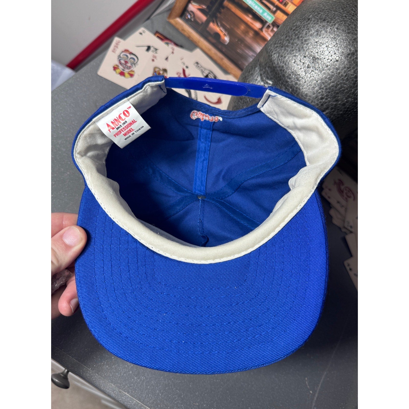 Vintage Florida Gators ANNCO Snapback Hat 90s NCAA Albert Logo Made Taiwan Blue