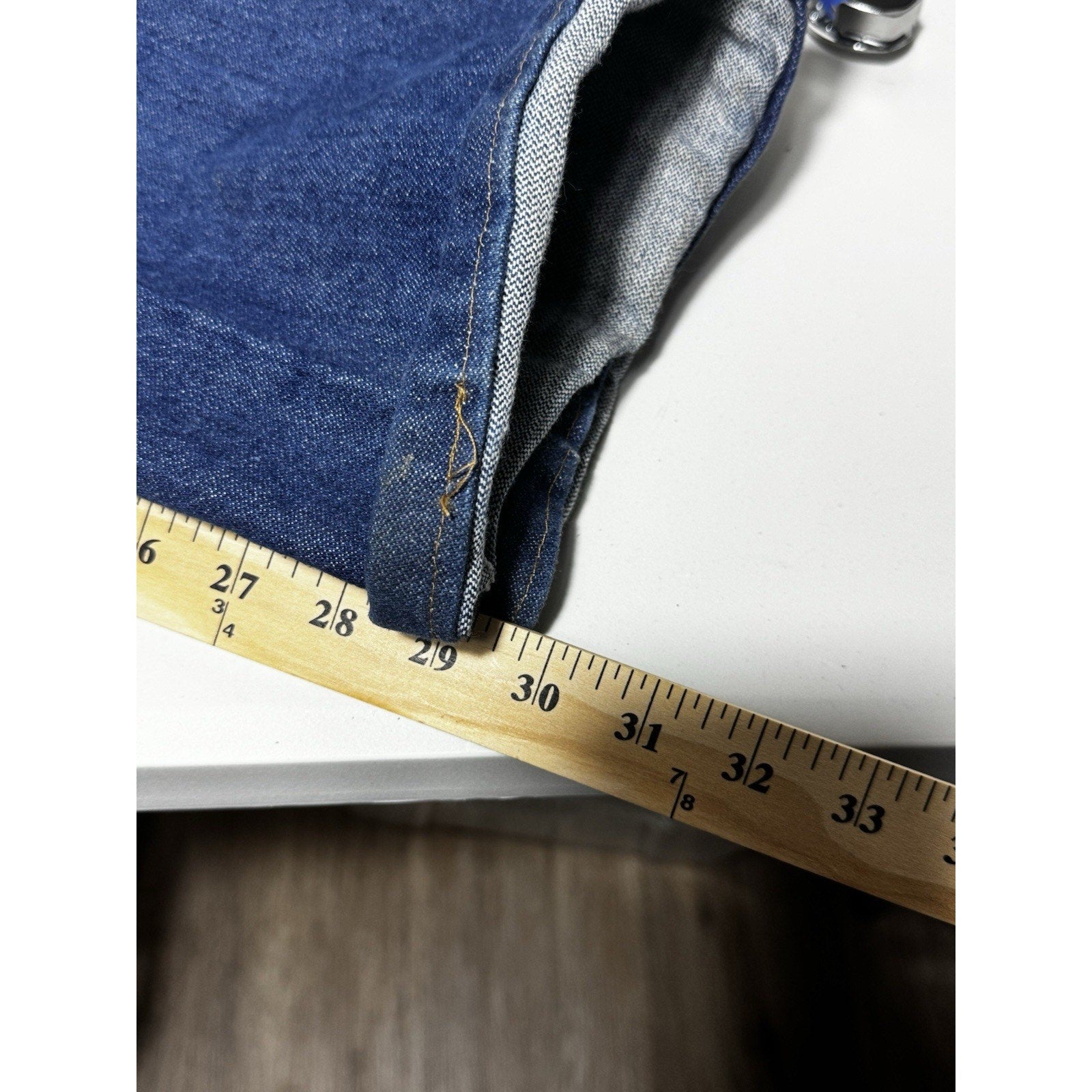 Wrangler 936NAV Cowboy Cut Slim Fit Jeans 34x32 Blue Western Denim