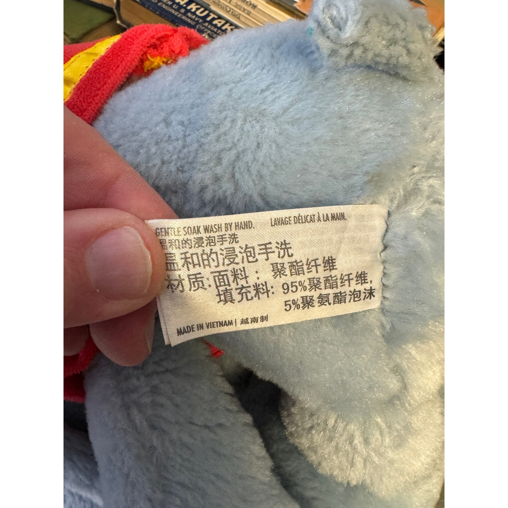 Disney Parks Dumbo Plush Elephant Stuffed Animal Big Ears Circus Hat Toy