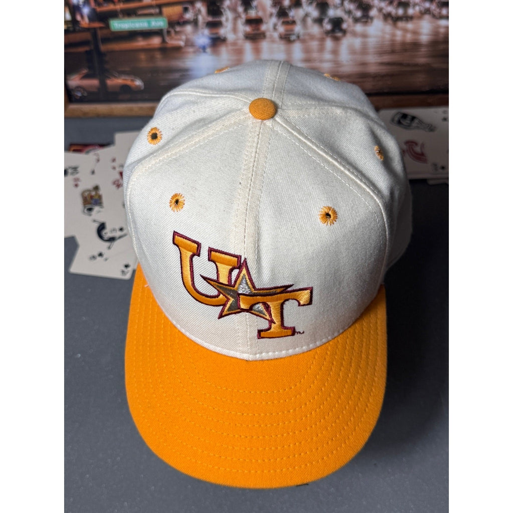Vintage University of Tennessee Vols New Era 5950 Fitted Hat 7 3/8 Wool NCAA Cap
