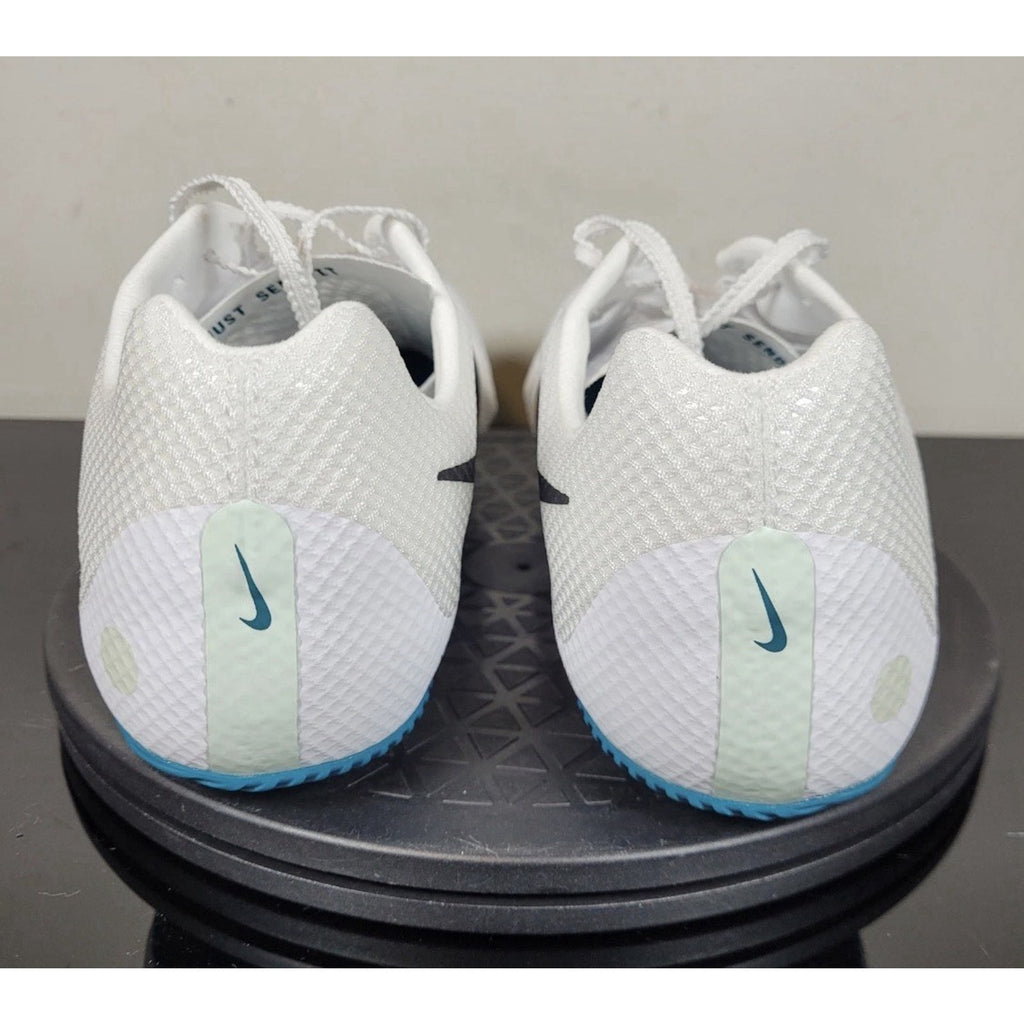 Nike Zoom Rival Sprint Track White Black Bright Spruce FZ9663-102 Sz 10.5 New