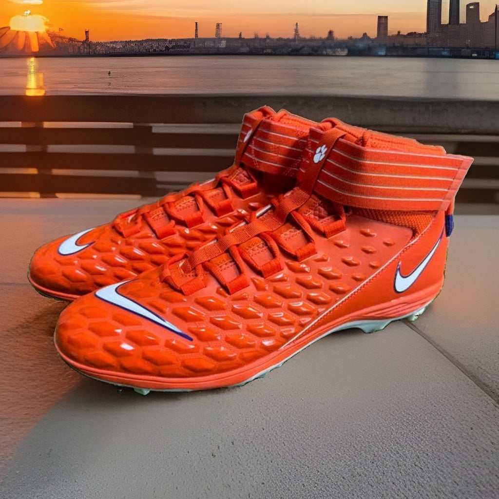 Nike Force Savage Pro 2 PE Clemson Orange Football Cleats CI9869-800 Size 18