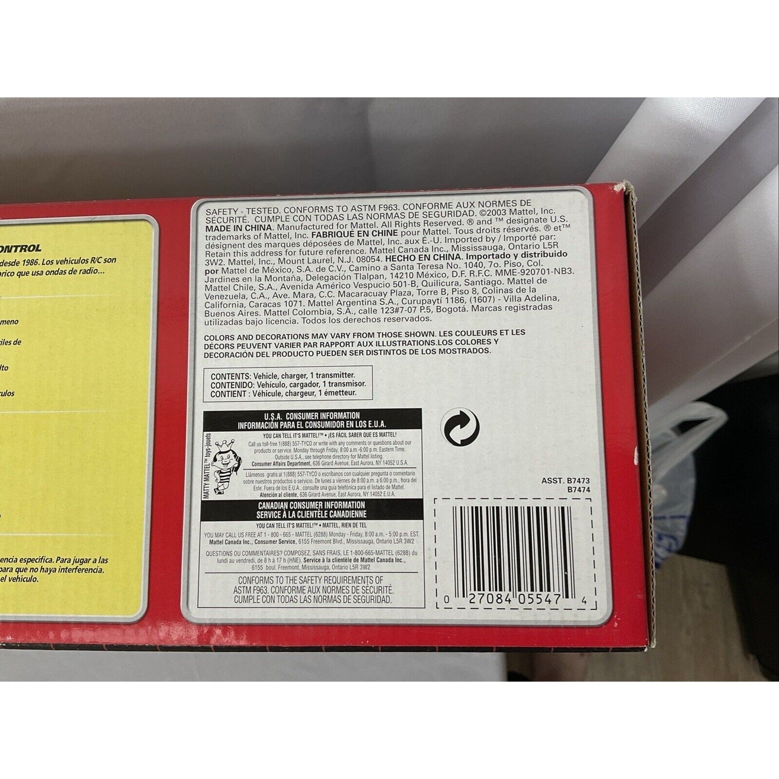 Mattel TYCO RC Remote Control Vintage Sky Scorcher Yellow/Red Aircraft Plane