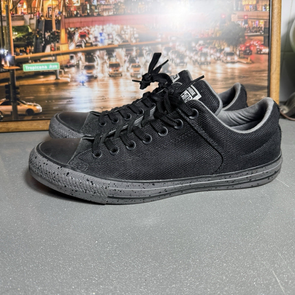 Converse All Star Low 160297C Triple Black Gray Speckled Sneakers Men’s 9.5