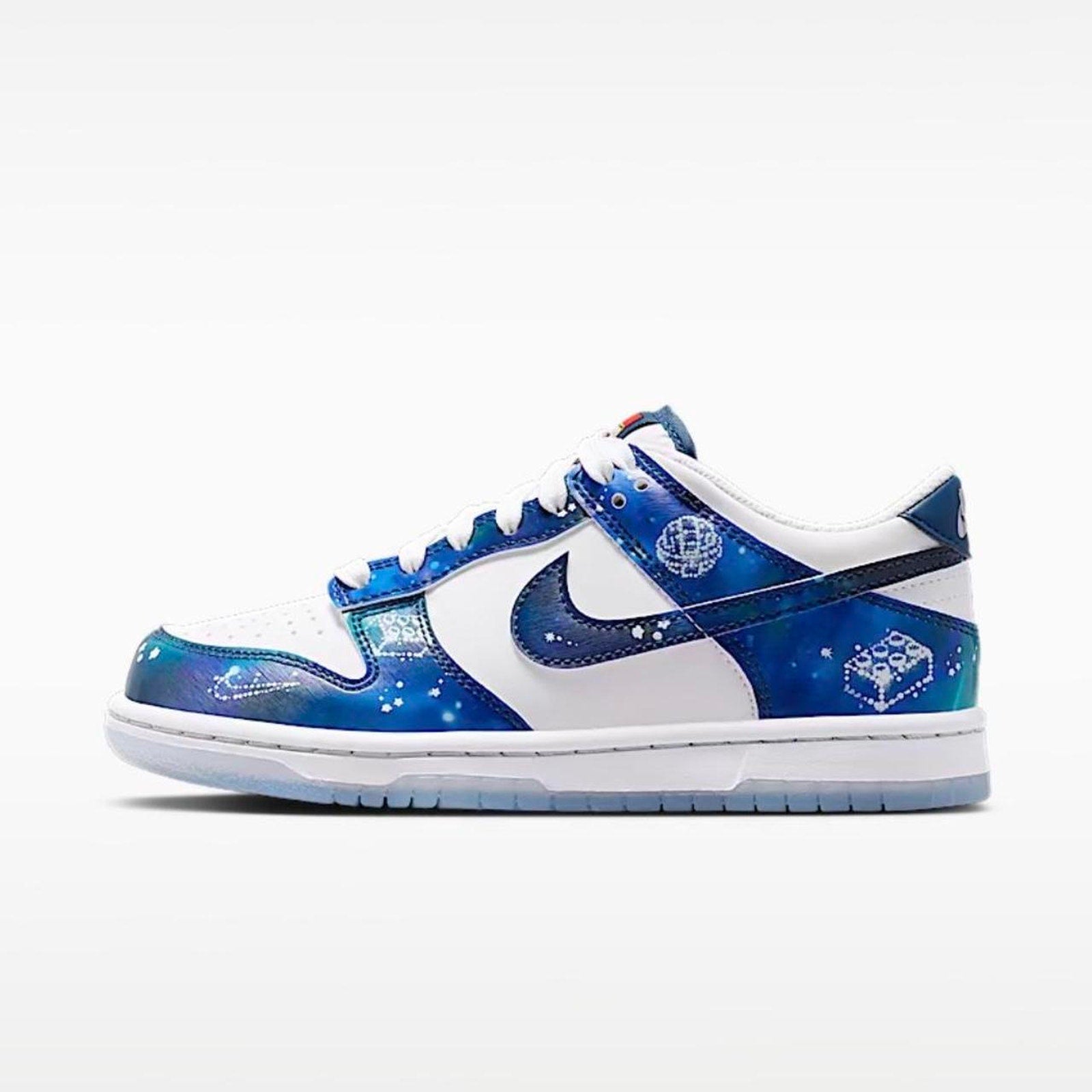 Nike Dunk Low x LEGO Blue Galaxy sz 5Y Women's 6.5 NWT Space Theme SB Style