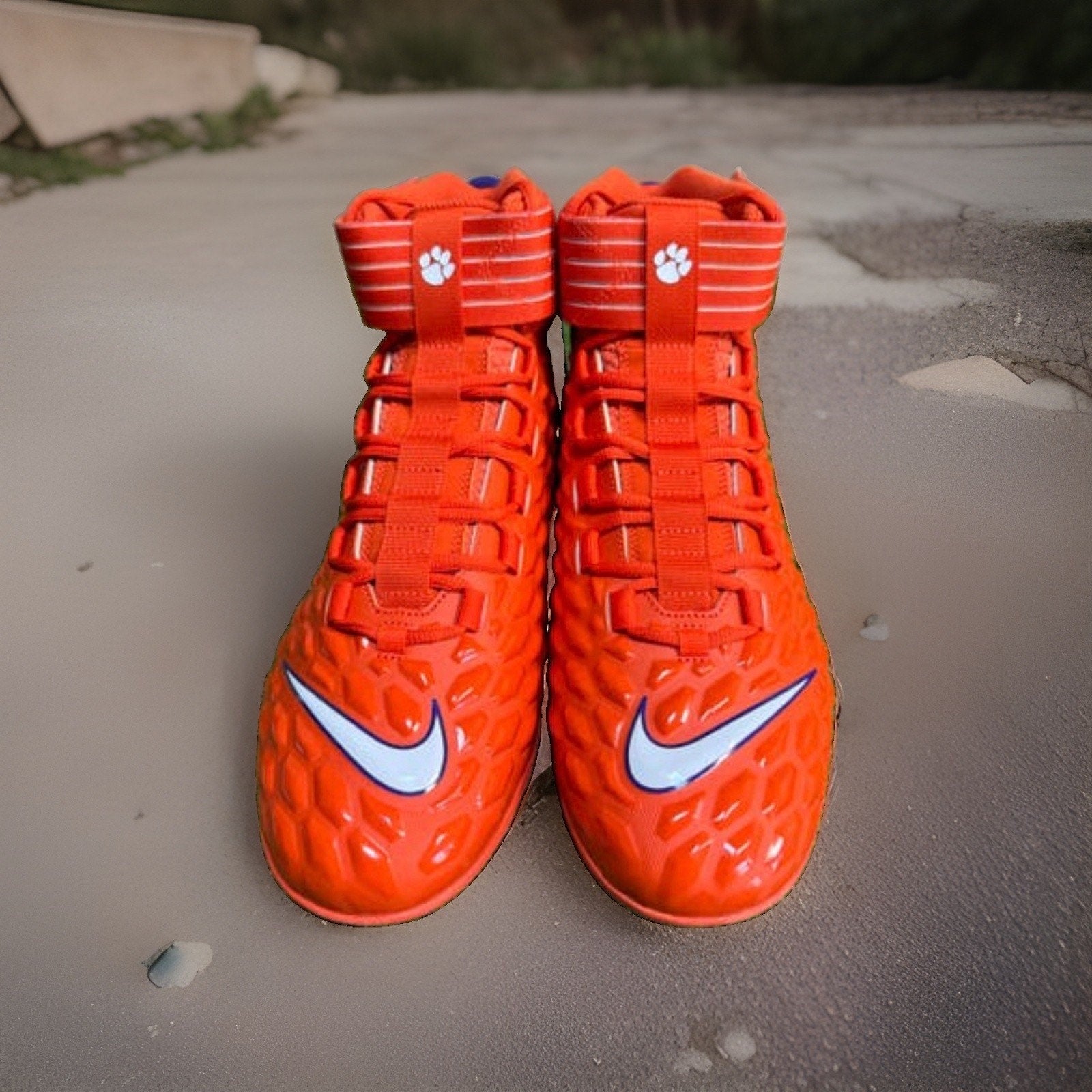 Nike Force Savage Pro 2 PE Clemson Orange Football Cleats CI9869-800 Size 18