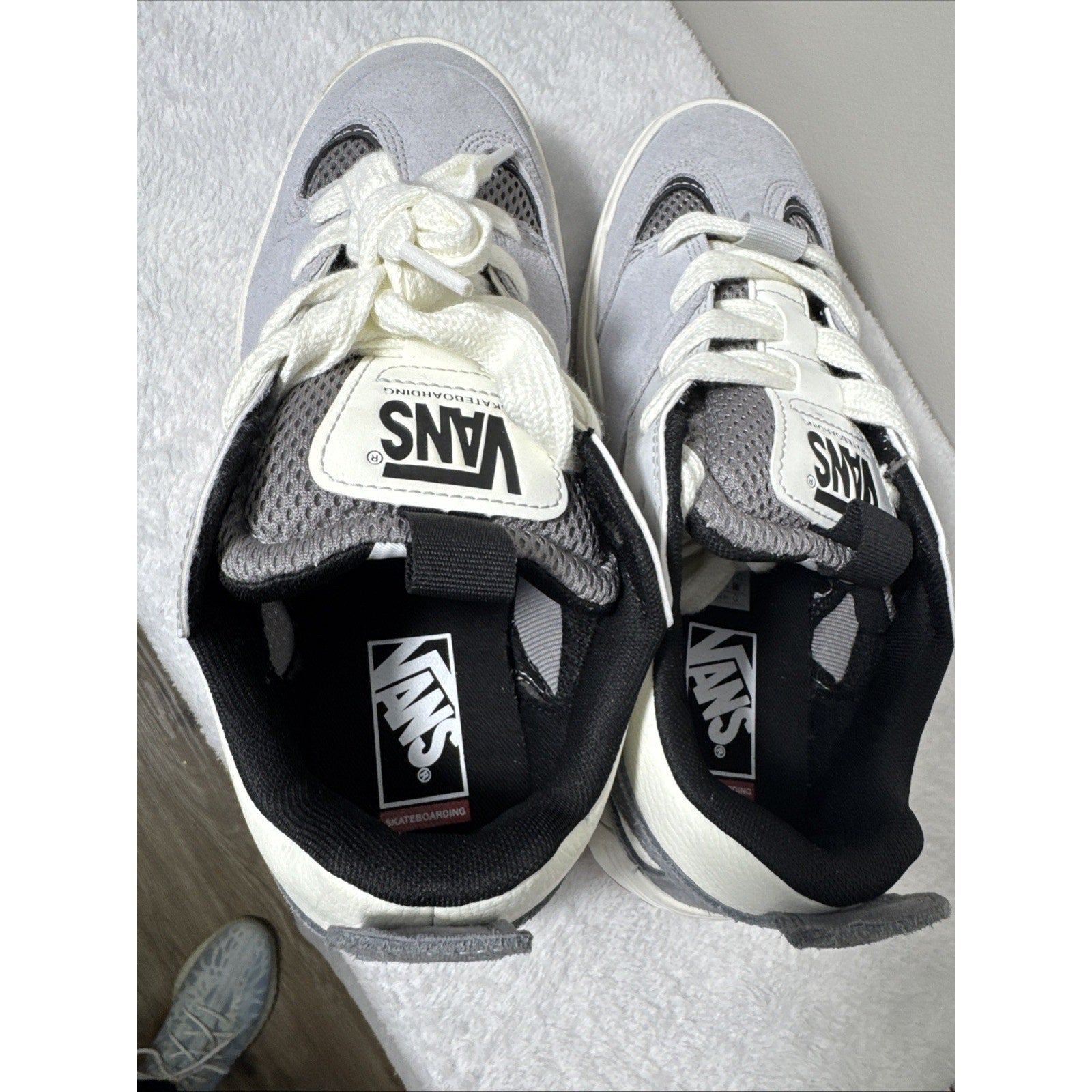Vans Skate Mixxa Frost Grey Suede Skate Shoes VN000CUY85T Men’s Sz 8 Women’s 9.5