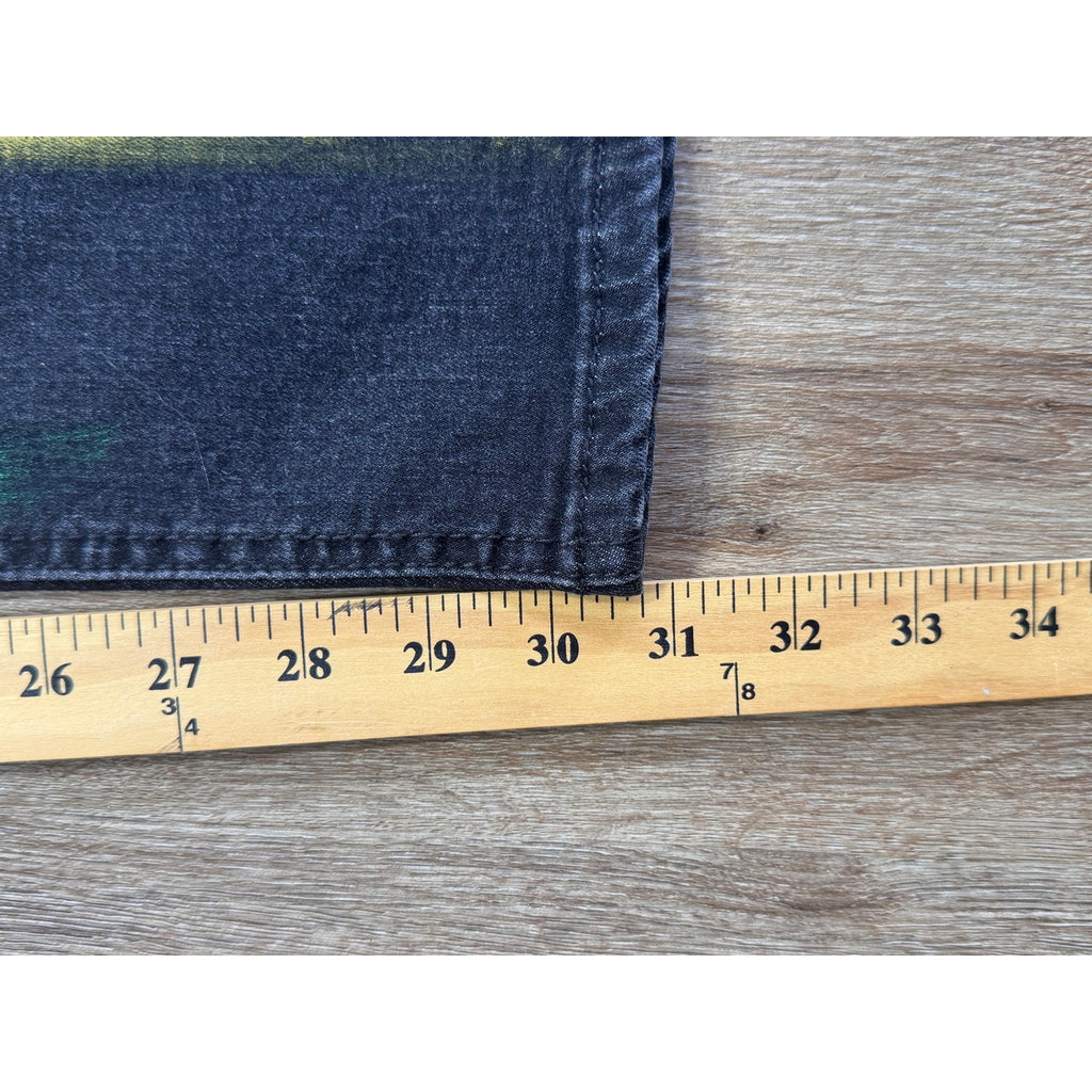 Switch Remarkable Distressed Paint Splatter Jeans Men’s 40x32 Slim Taper Black Denim NWT