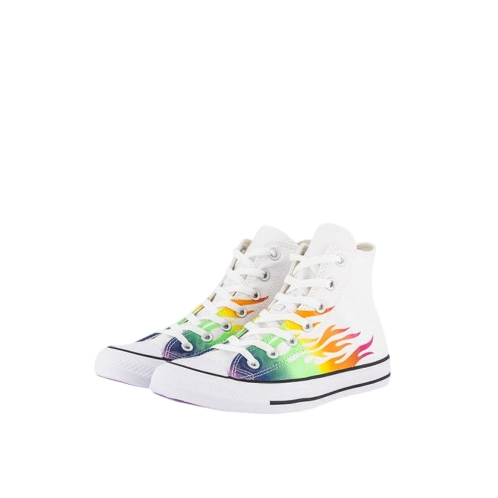 Converse Chuck Taylor All Star Pride LGBTQ Rainbow Flame High Top Men 13 A15780C