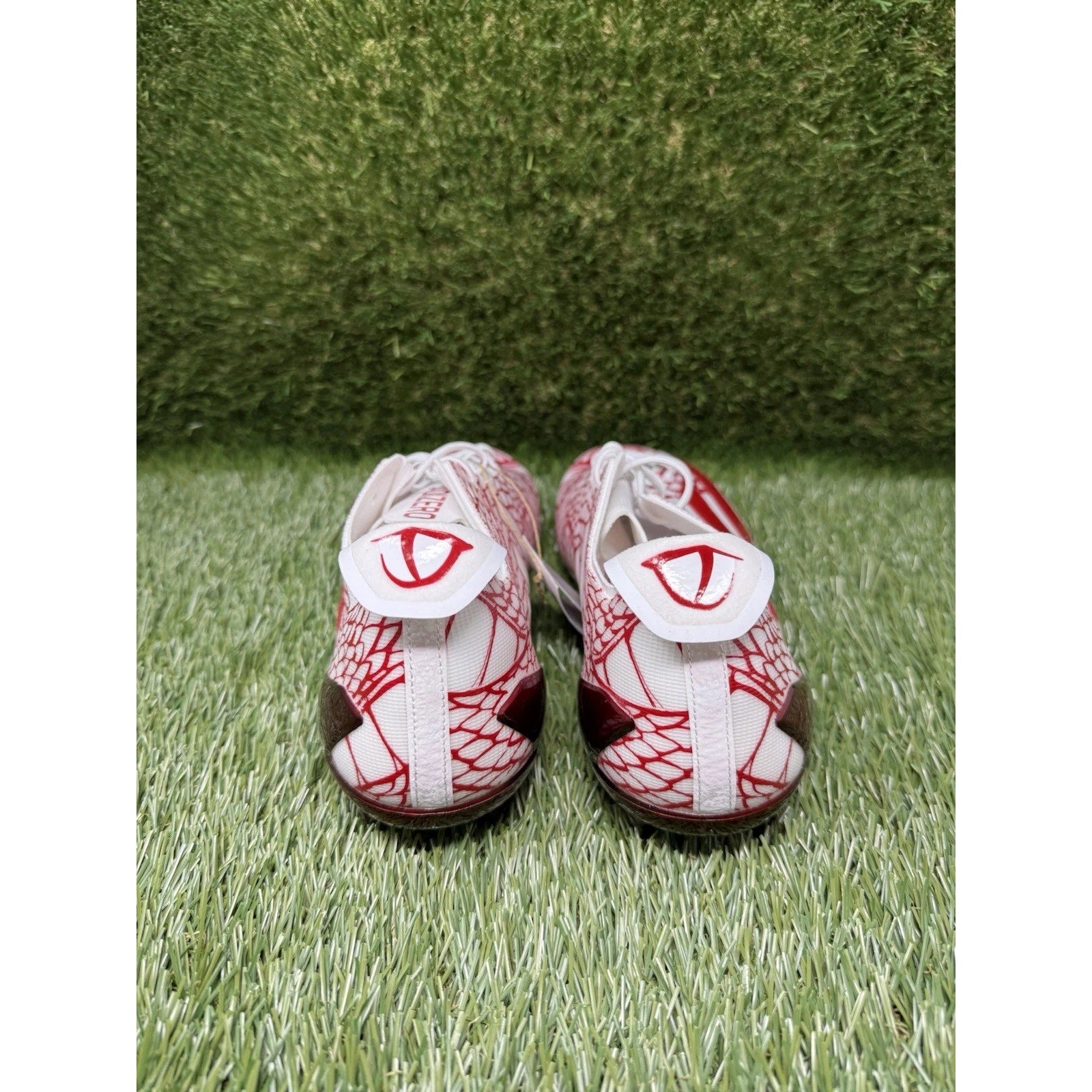 Adidas Adizero Electric Football Cleats White Red IH8571 Sz 18 NWT