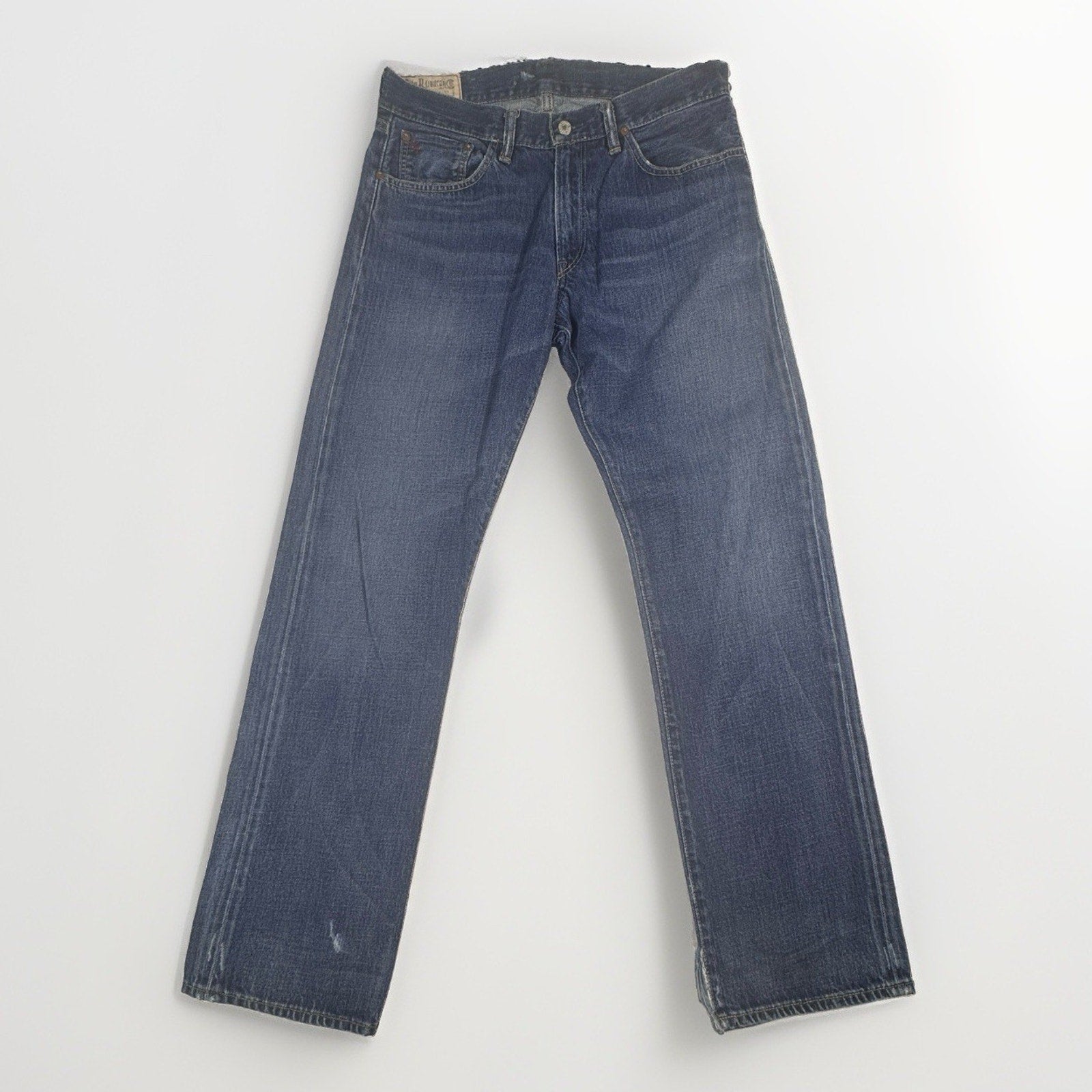 Vintage Polo Ralph Lauren Classic 67 Jeans Mens 32 x 32 Bootcut Split Hem Y2K