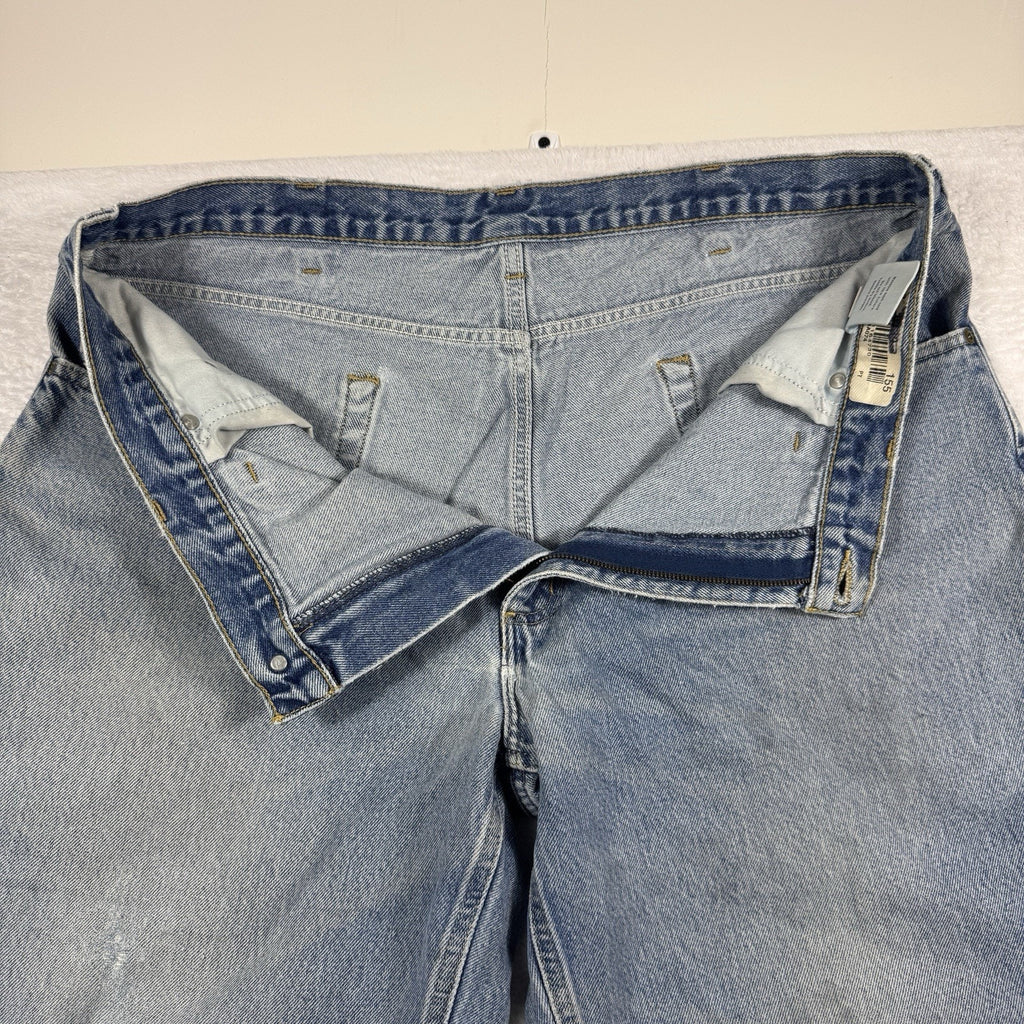 Carhartt B42 Relaxed Fit Jeans Mens 40x30 Distressed Workwear Denim Made Mexico