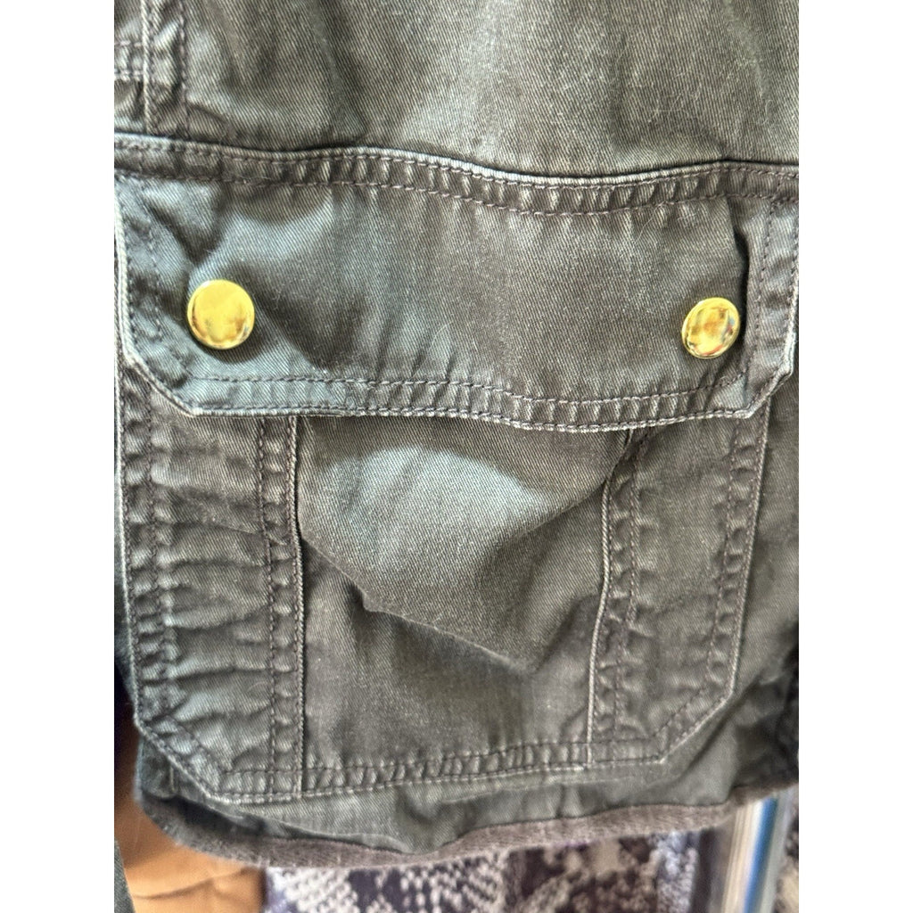 J. Crew Women's Downtown Field Jacket In Green Gold Size M Medium