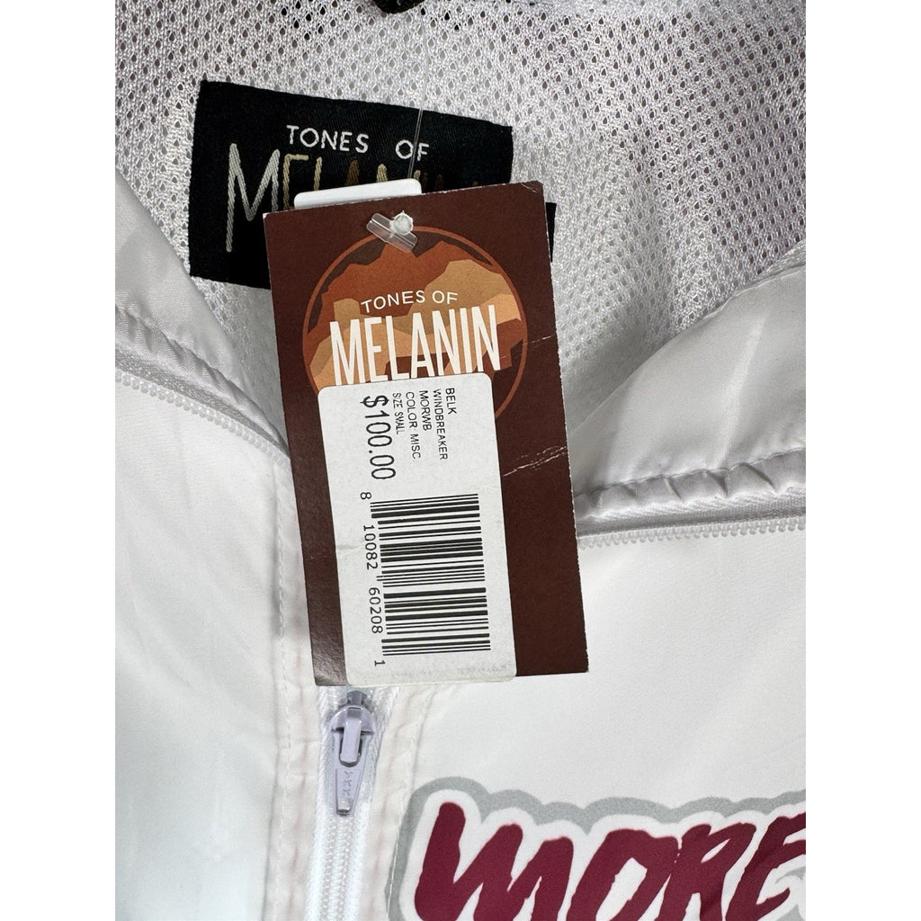 Tones of Melanin Morehouse College Windbreaker Jacket HBCU Gear Small NWT