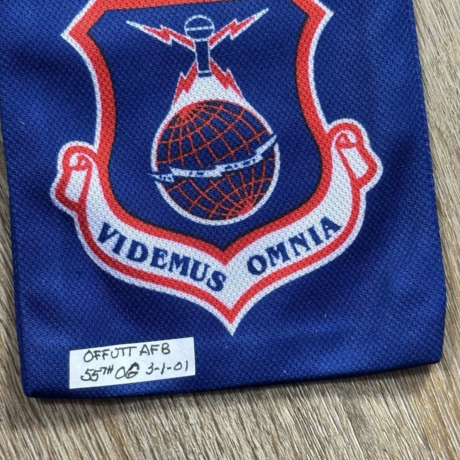 Air Force Pilot Scarf Rakkel Rama World 55th Operations Group Offutt AFB 2001