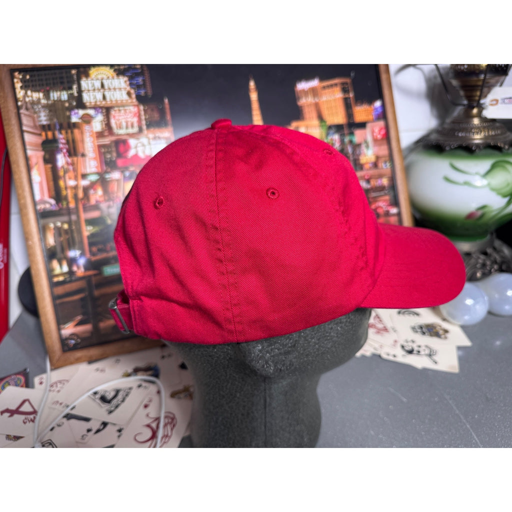 Rare Atlanta Exclusive Polo Ralph Lauren Polo Bear ATL Strapback Hat Red Dad Cap