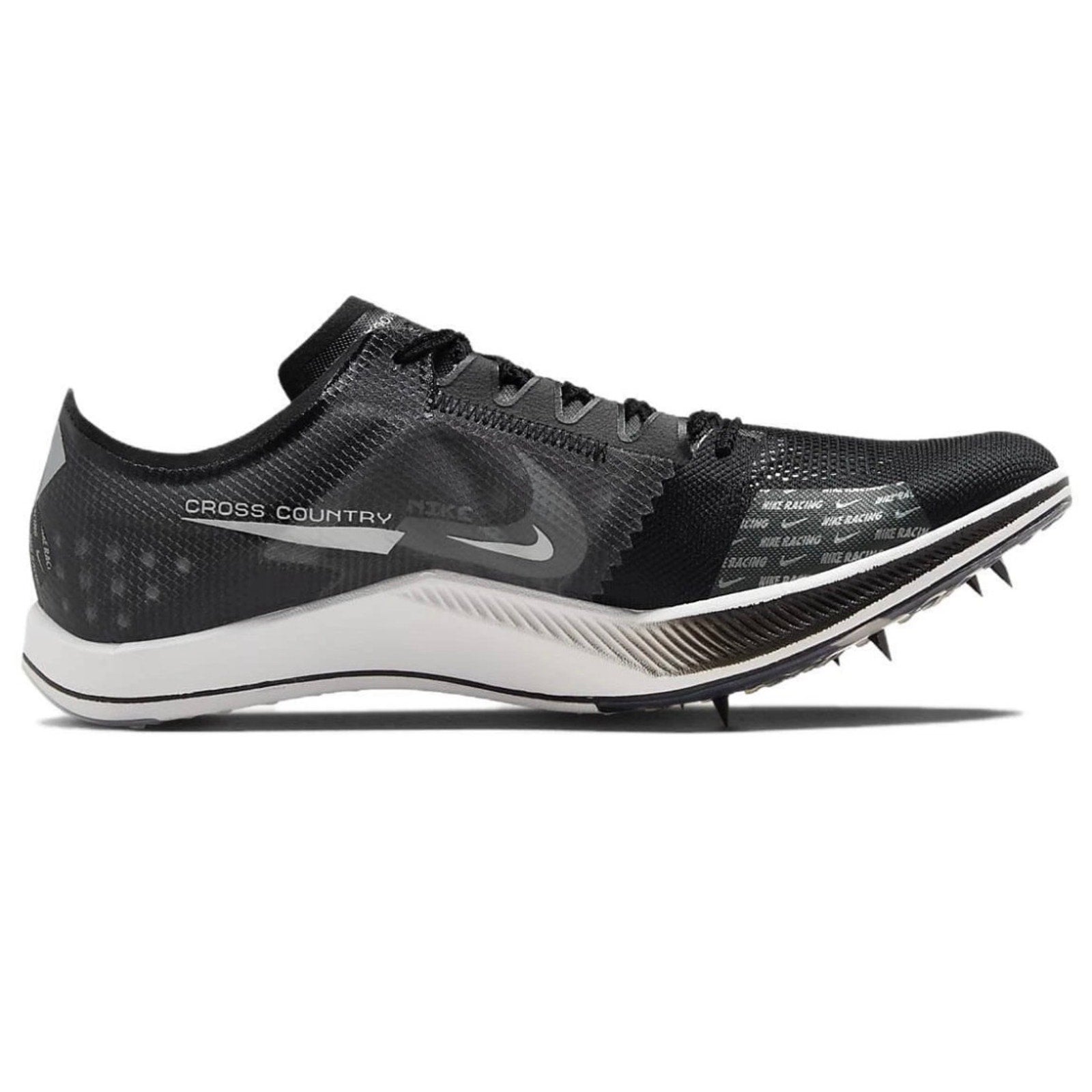Nike ZoomX Dragonfly XC Black Metallic Silver DX7992-001 Men’s 9 / Women’s 10.5