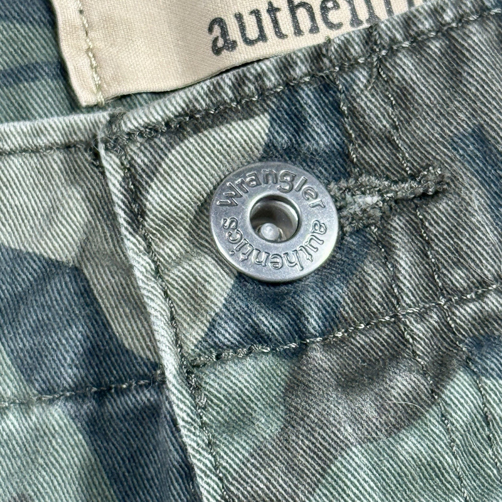 Wrangler Cargo Pants Mens 46 Camo Camouflage Military Utility Workwear Cotton