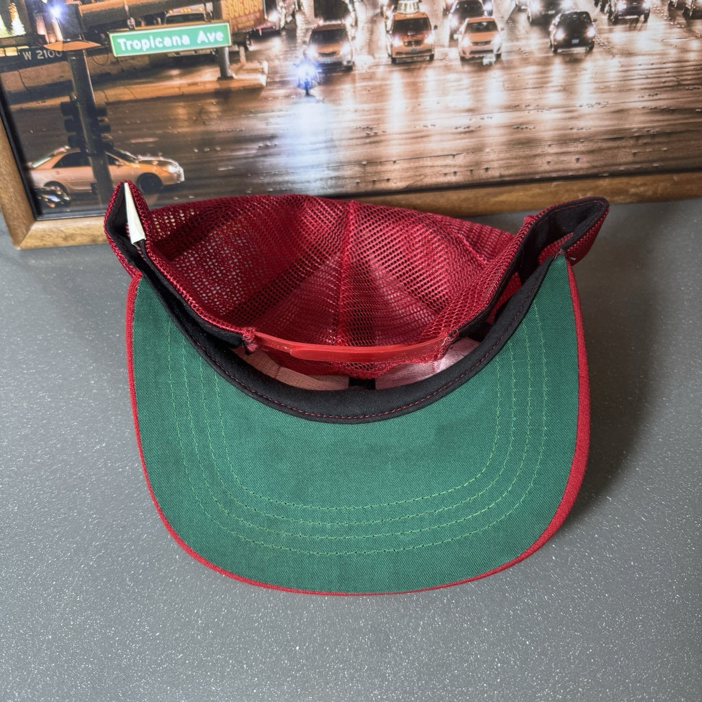 Vtg 70s-80s Honda New Era USA Trucker Snapback Hat Terry’s Cycle Lawn Motorcycle