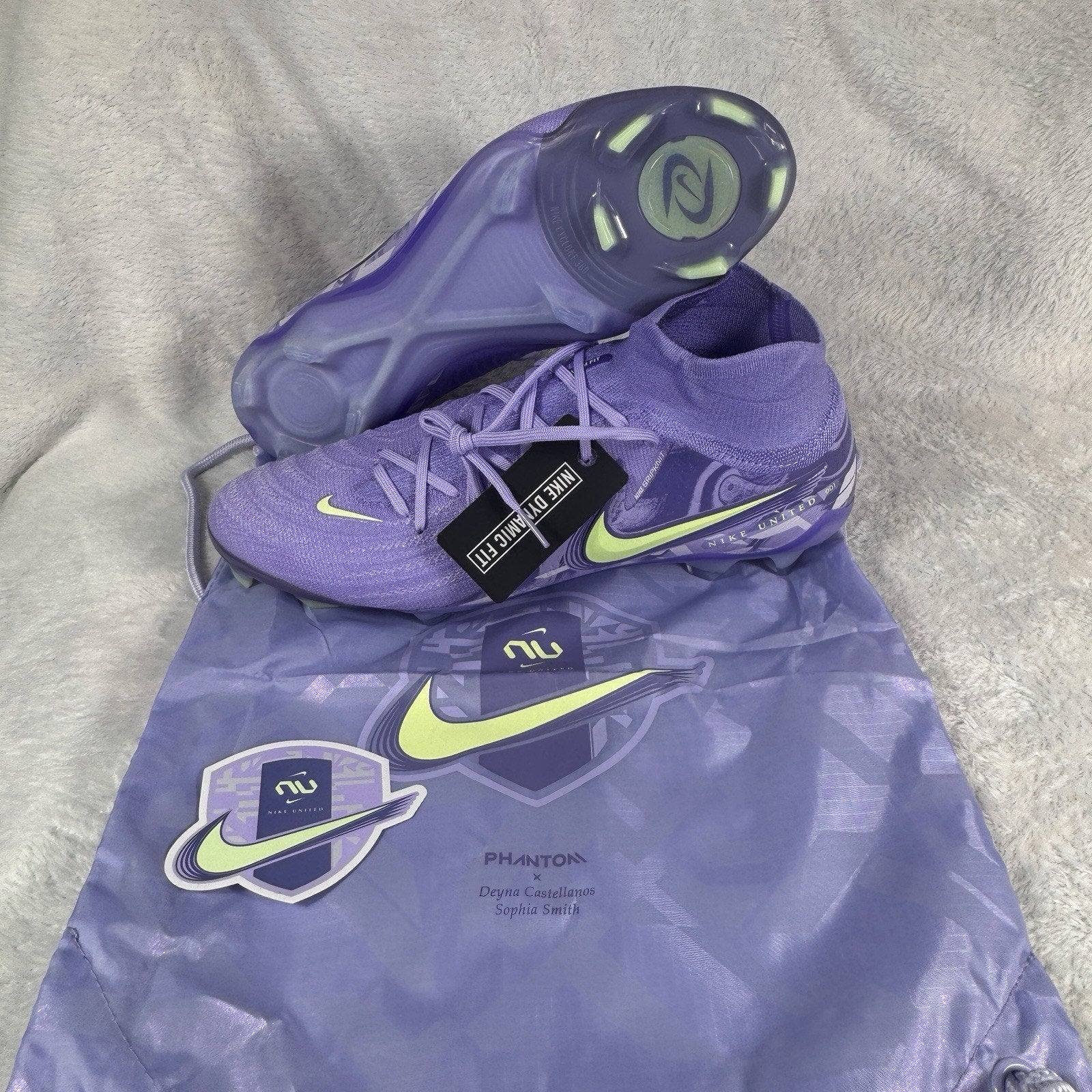 Nike Phantom Luna II Elite FG United Soccer Cleats HF1600-500 Purple Men 13 NWT