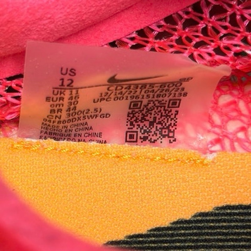 Nike Air Zoom Victory Track Spikes Hyper Pink Orange CD4385-600 Men’s 12