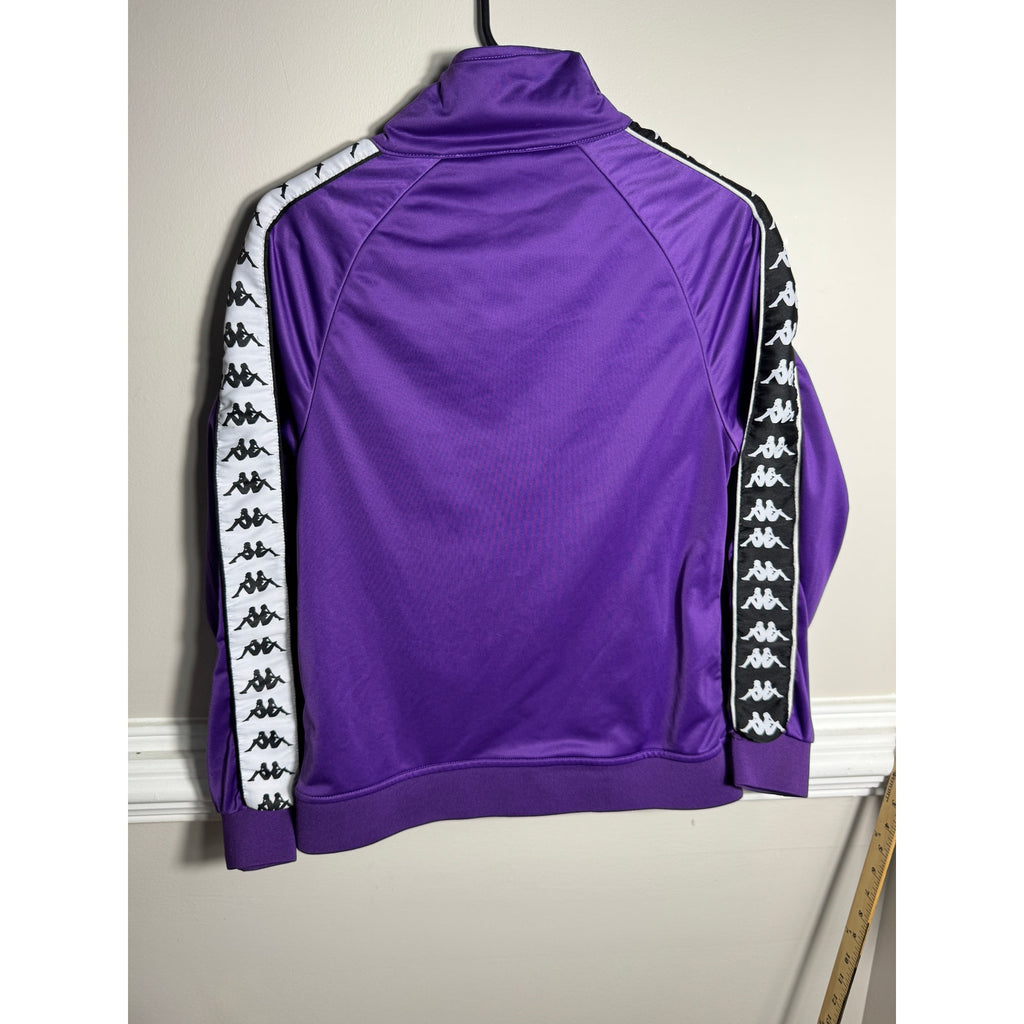 Kappa Jacket Womens Purple Track Full Zip 222 Banda XS Y2K Soccer Streetwear fit