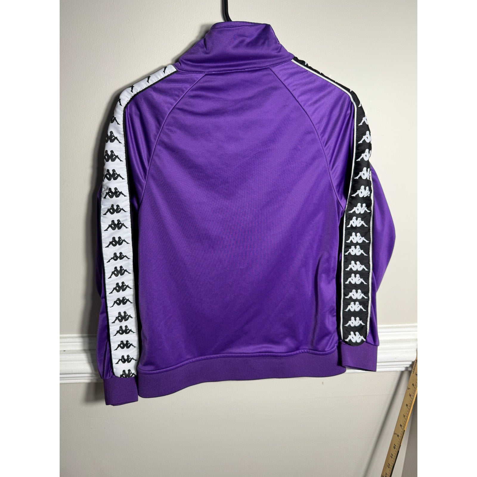 Kappa Jacket Womens Purple Track Full Zip 222 Banda XS Y2K Soccer Streetwear fit