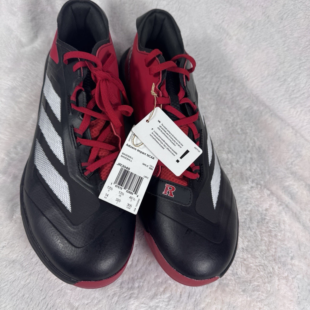 Adidas Adizero Impact NCAA Rutgers PE Baseball Cleats JR3048 Men’s 14