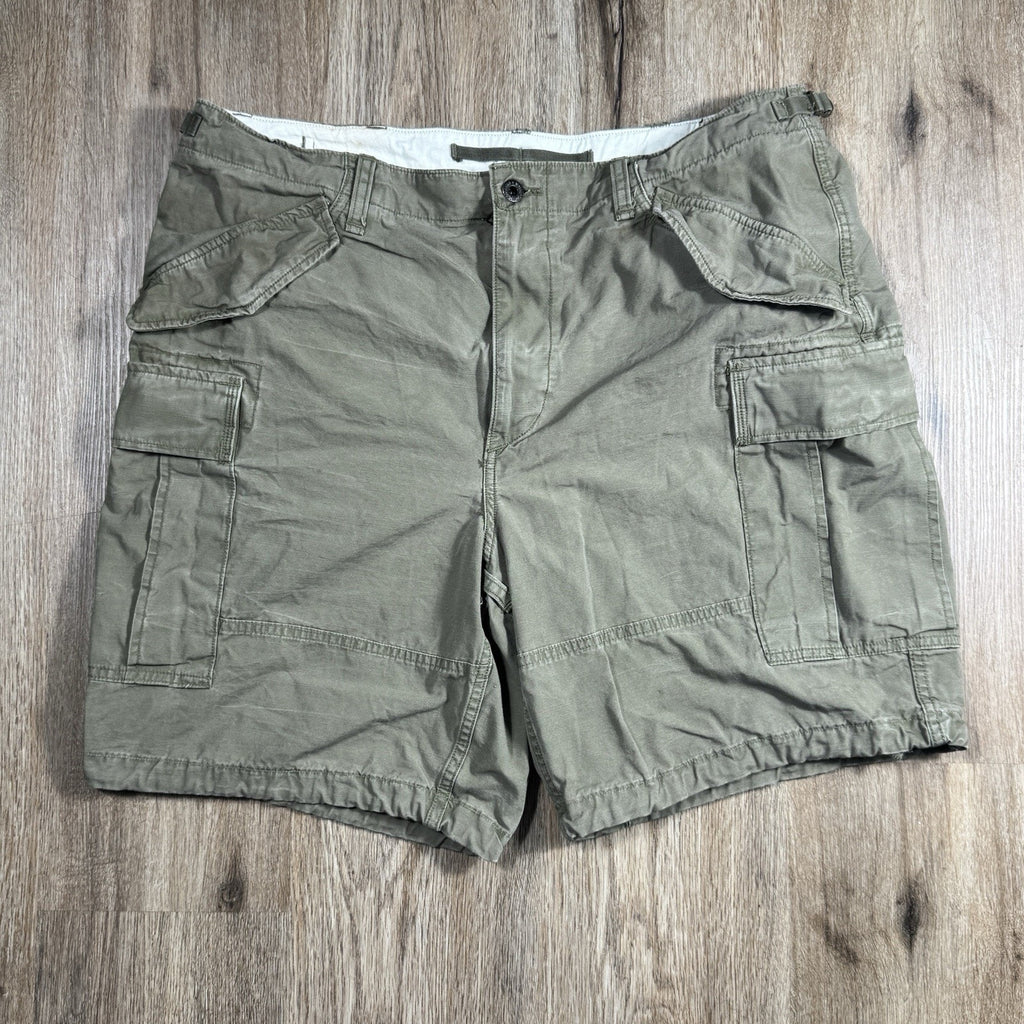 Polo Ralph Lauren Surplus Utility Cargo Shorts Mens 36 Green Cotton Combat Y2K