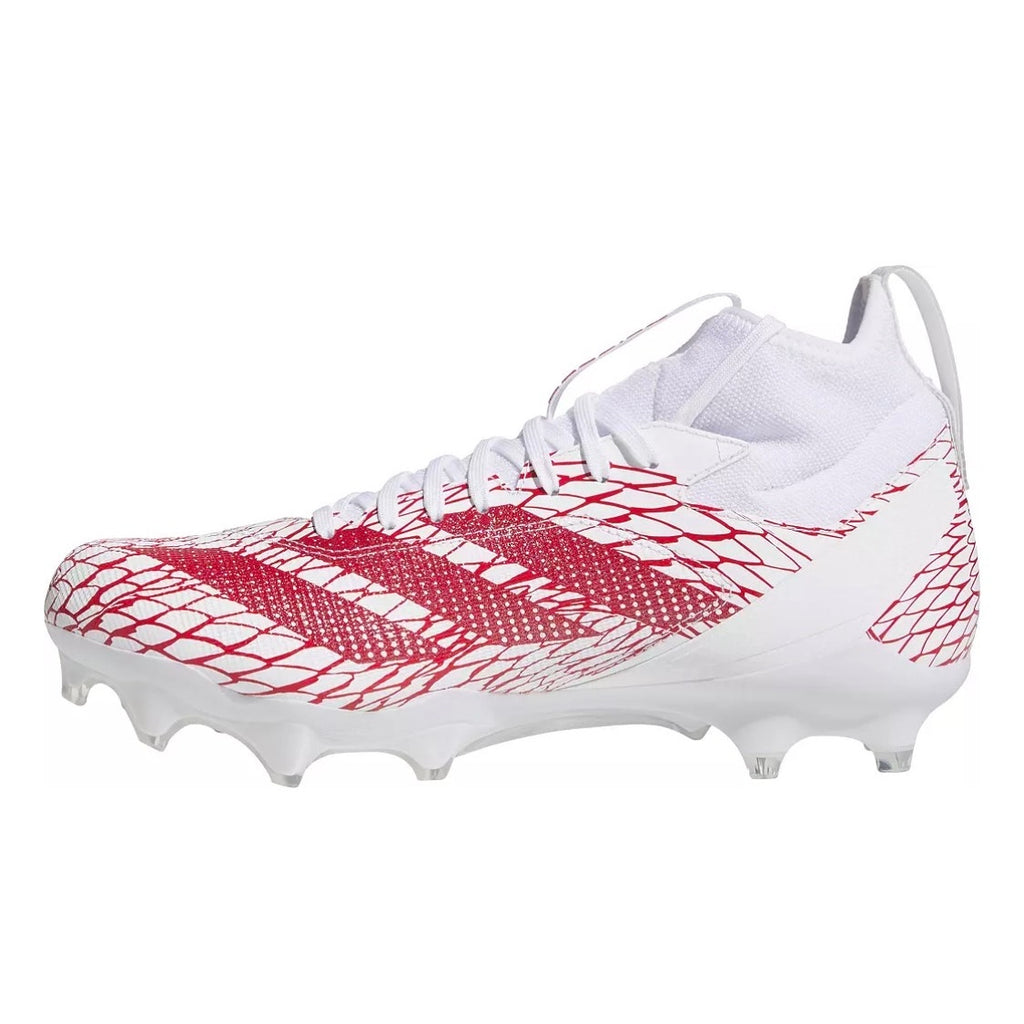 Adidas Adizero Impact Football Cleats White Red IE3976 Men’s 8.5 NWT New